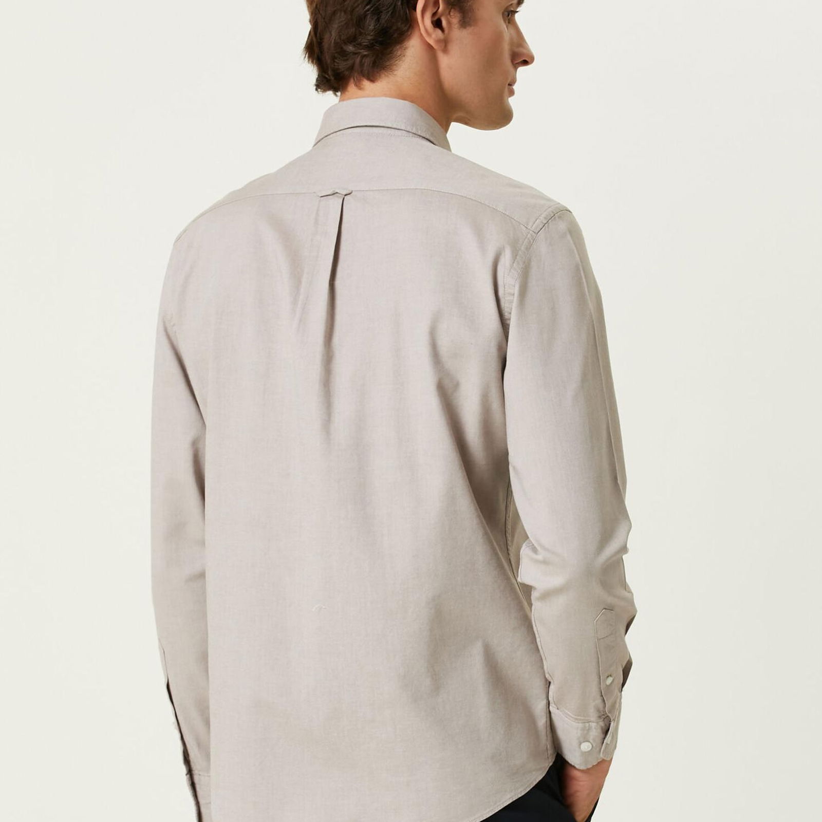 Beymen Club Erkek Comfort Fit Vizon Oxford Gömlek