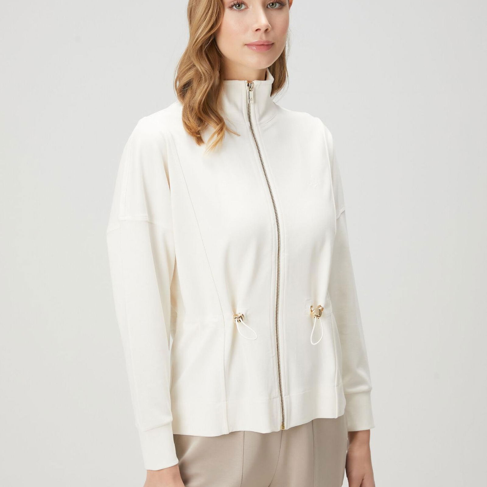 Beymen Club Kadin Ekru Fermuarlı Sweatshirt