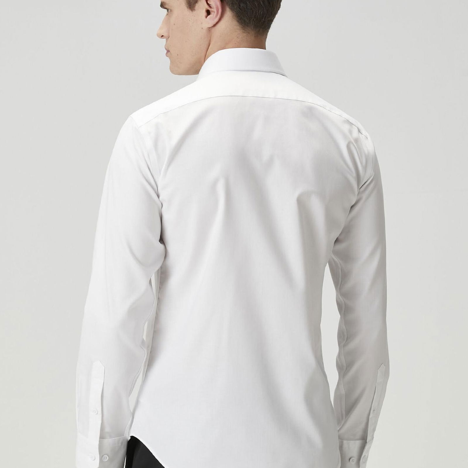 Beymen Club Erkek Slim Fit Beyaz Non-iron Twill Gömlek