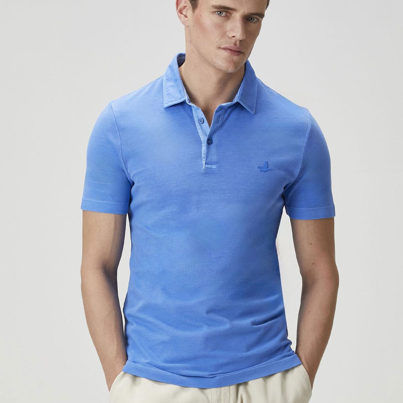 Beymen Club Erkek Comfort Fit Mavi Polo Yaka T-shirt