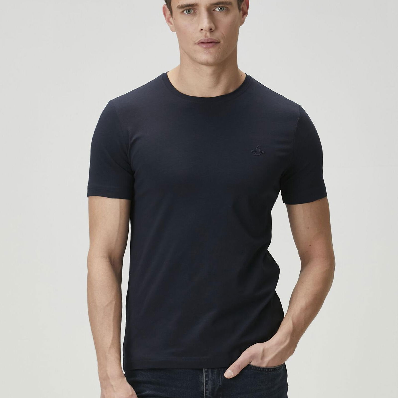 Beymen Club Erkek Lacivert Basic T-shirt