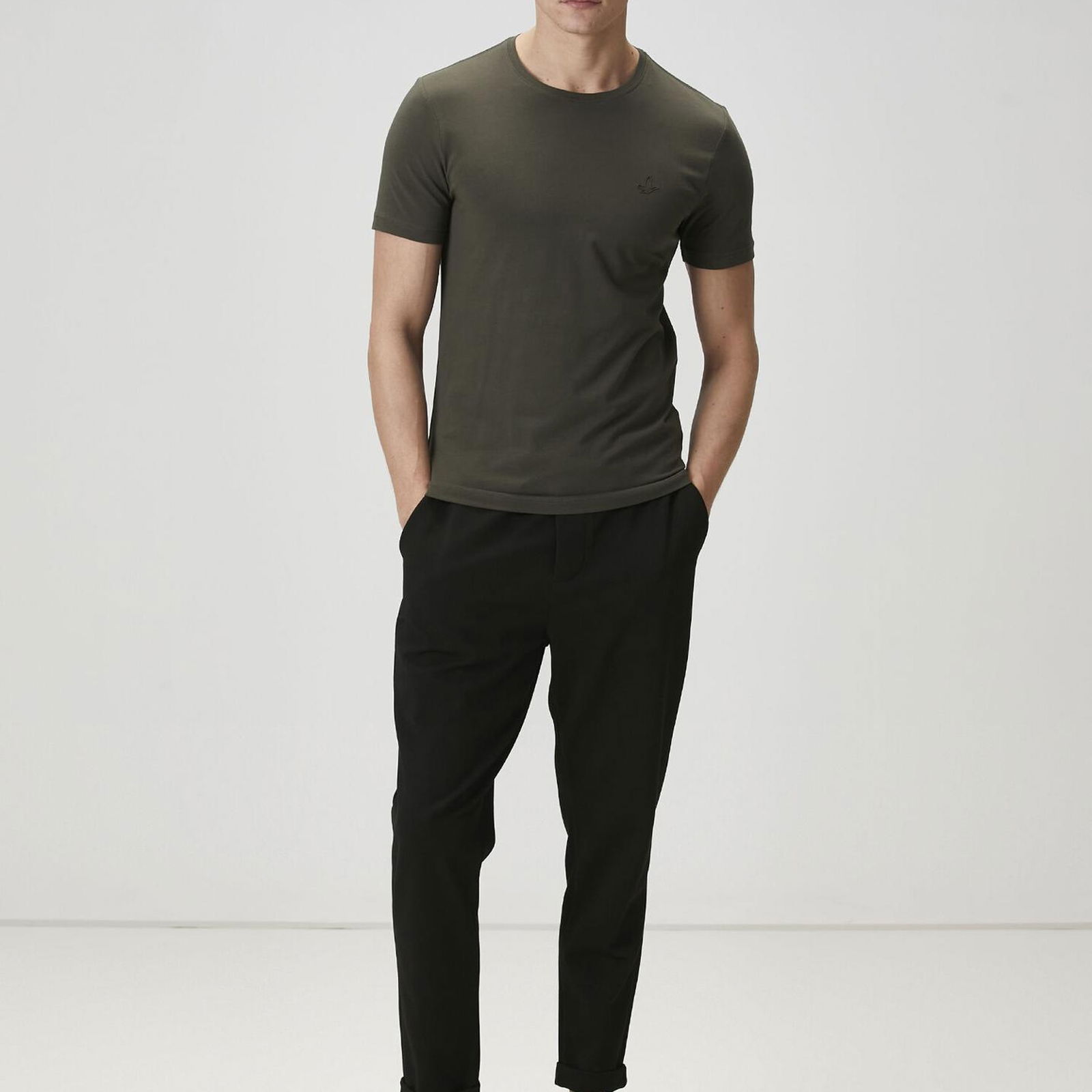 Beymen Club Erkek Haki Basic T-shirt