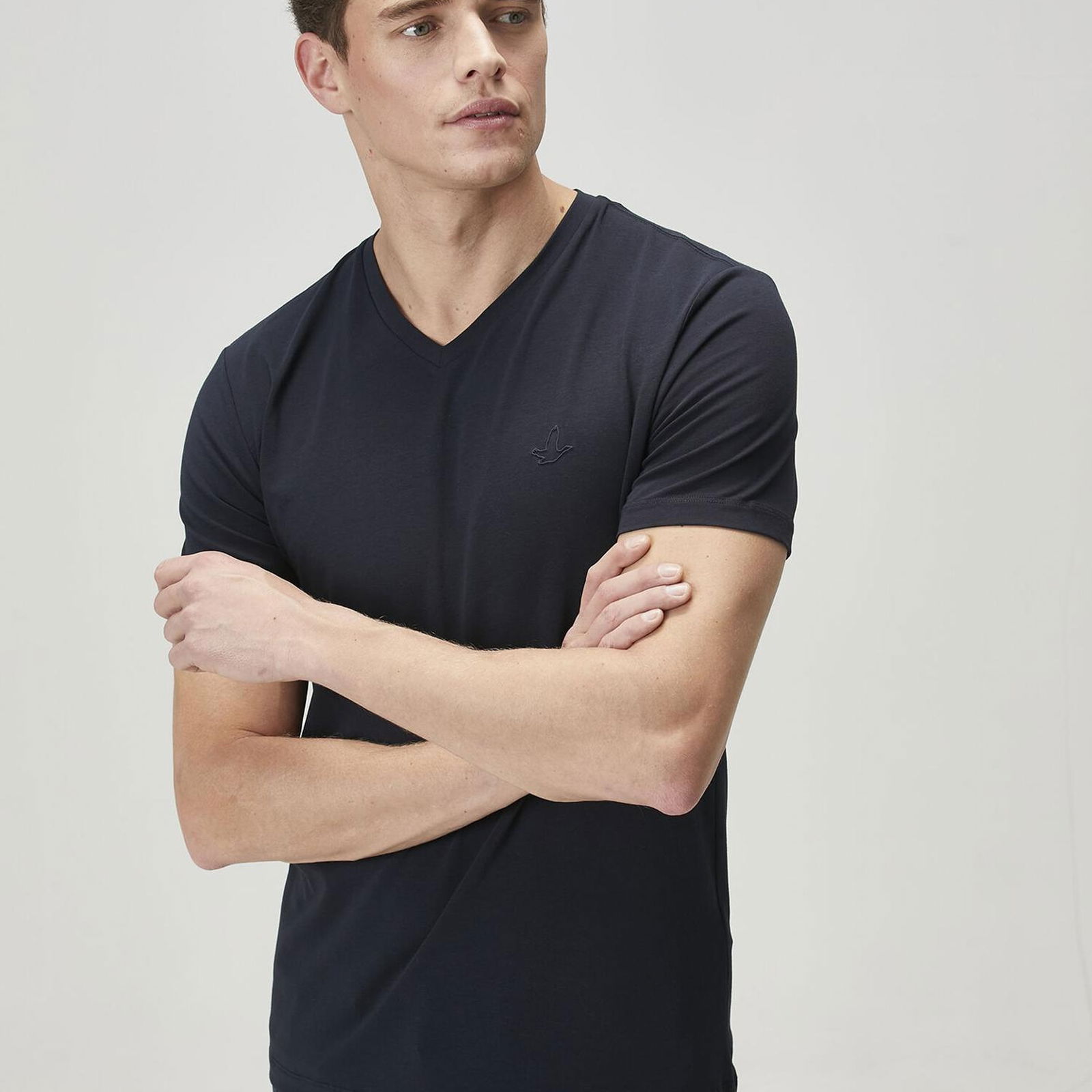 Beymen Club Erkek Lacivert V Yaka T-shirt