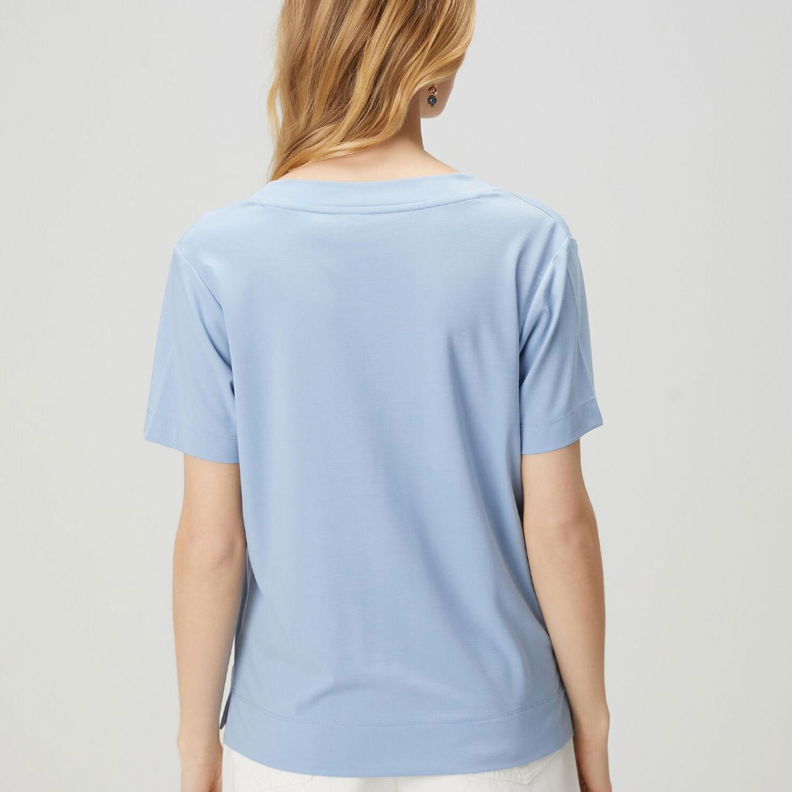 Beymen Club Kadin Mavi Basic T-shirt