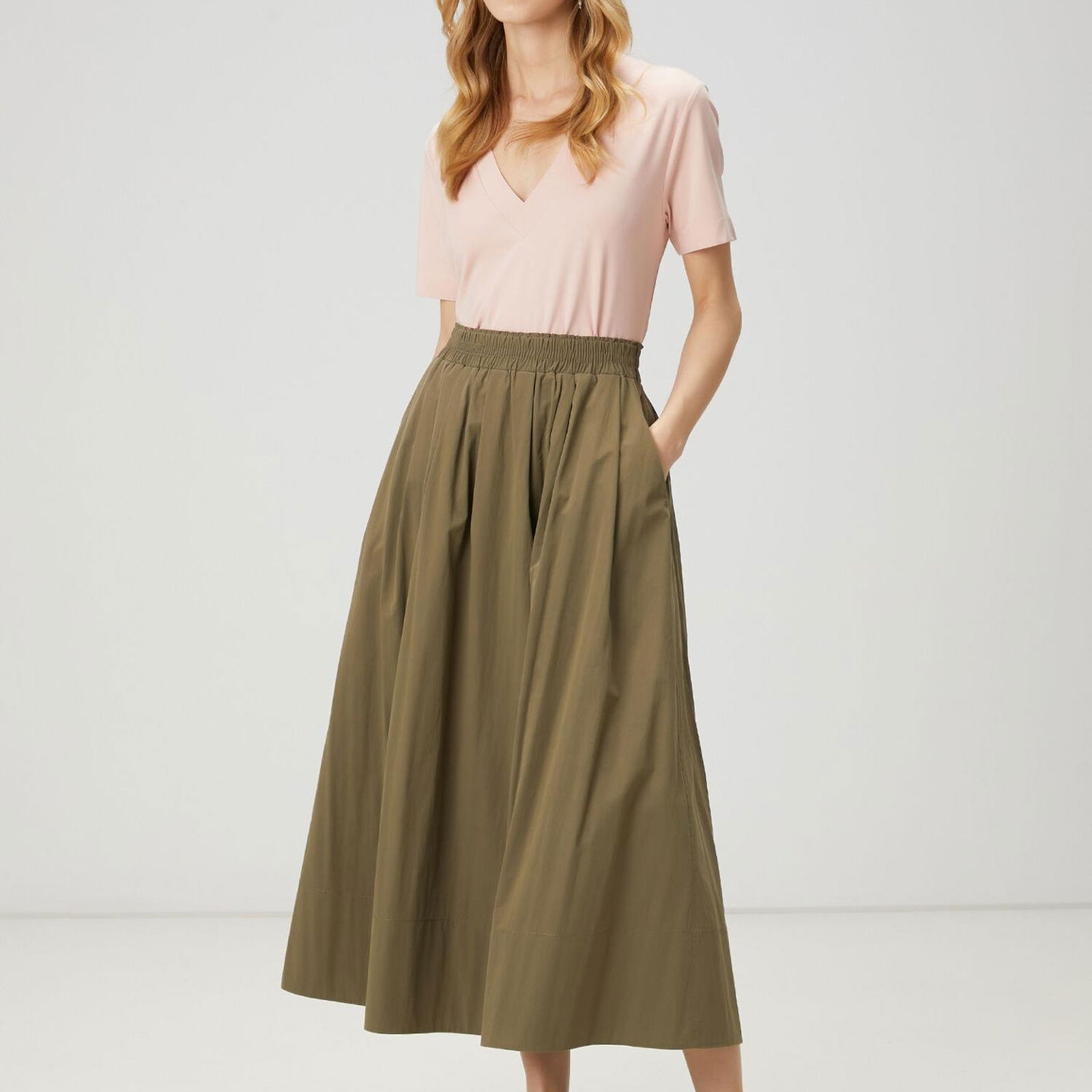 Beymen Club Kadin Pembe V Yaka Basic T-shirt