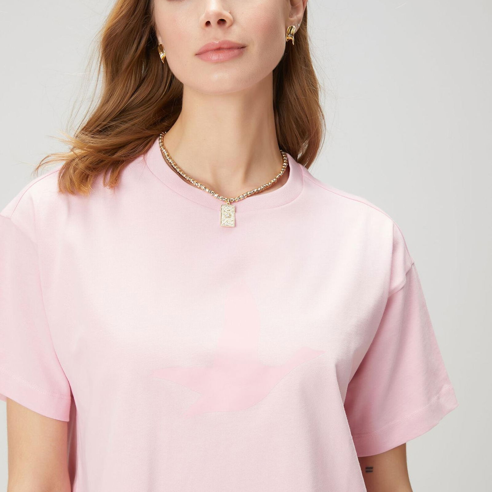 Beymen Club Kadin Pembe Logo Detaylı Mini Elbise