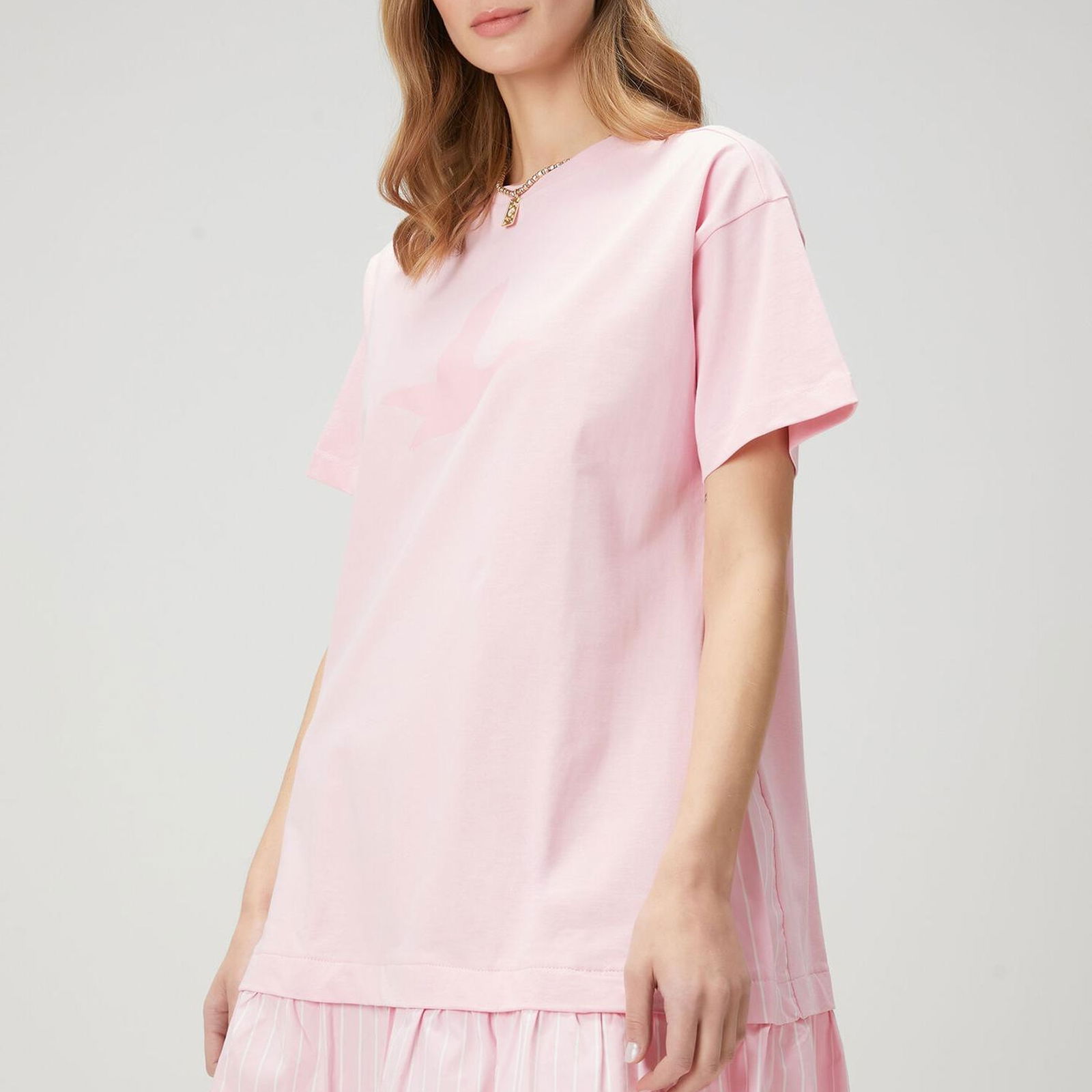 Beymen Club Kadin Pembe Logo Detaylı Mini Elbise