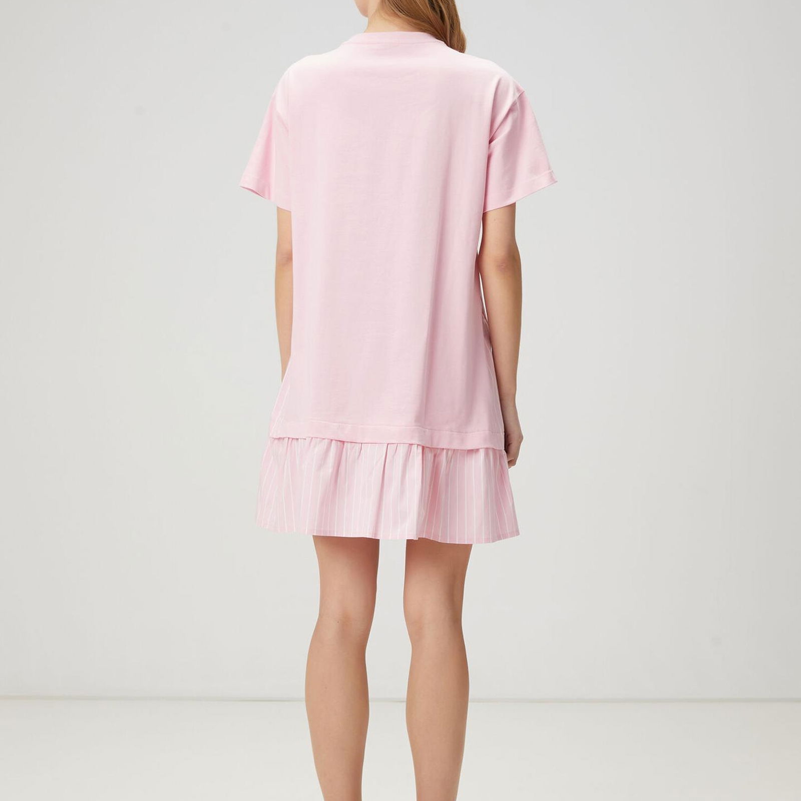 Beymen Club Kadin Pembe Logo Detaylı Mini Elbise
