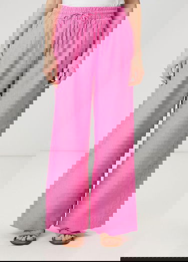  Beymen Club Kadin Pembe Keten Pantolon