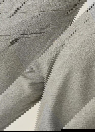  Beymen Club Erkek Haki Beli Kordonlu Klasik Pantolon