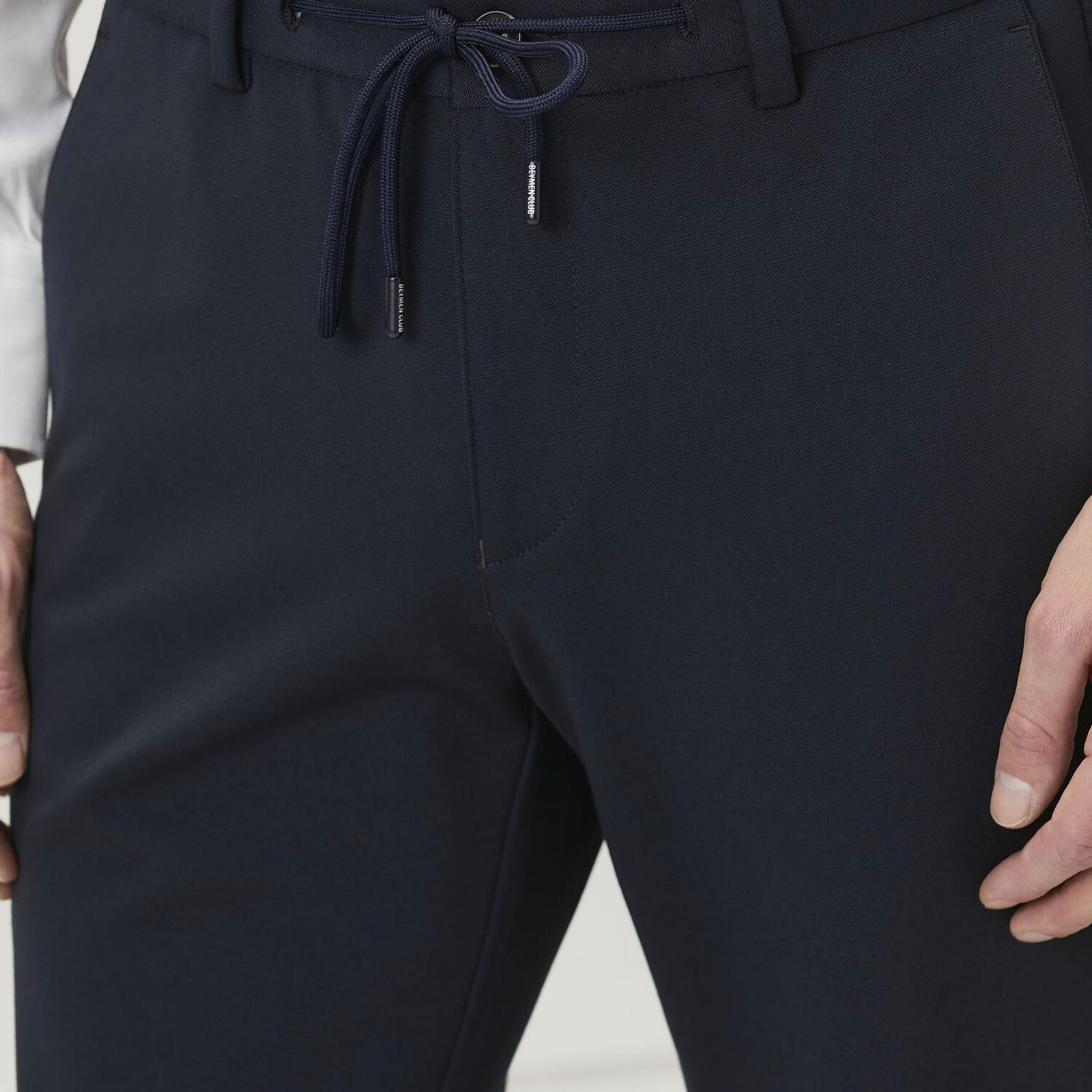 Beymen Club Erkek Lacivert Beli Kordonlu Chino Pantolon