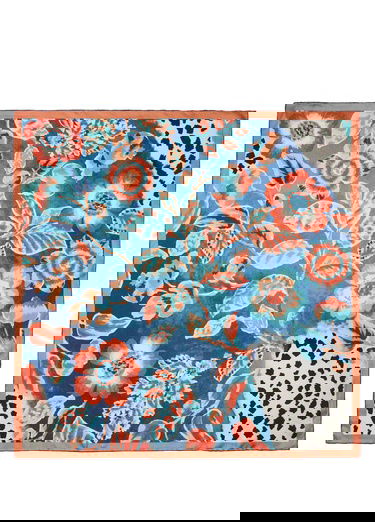  Beymen Club Kadin Mavi 90x90 cm İpek Eşarp