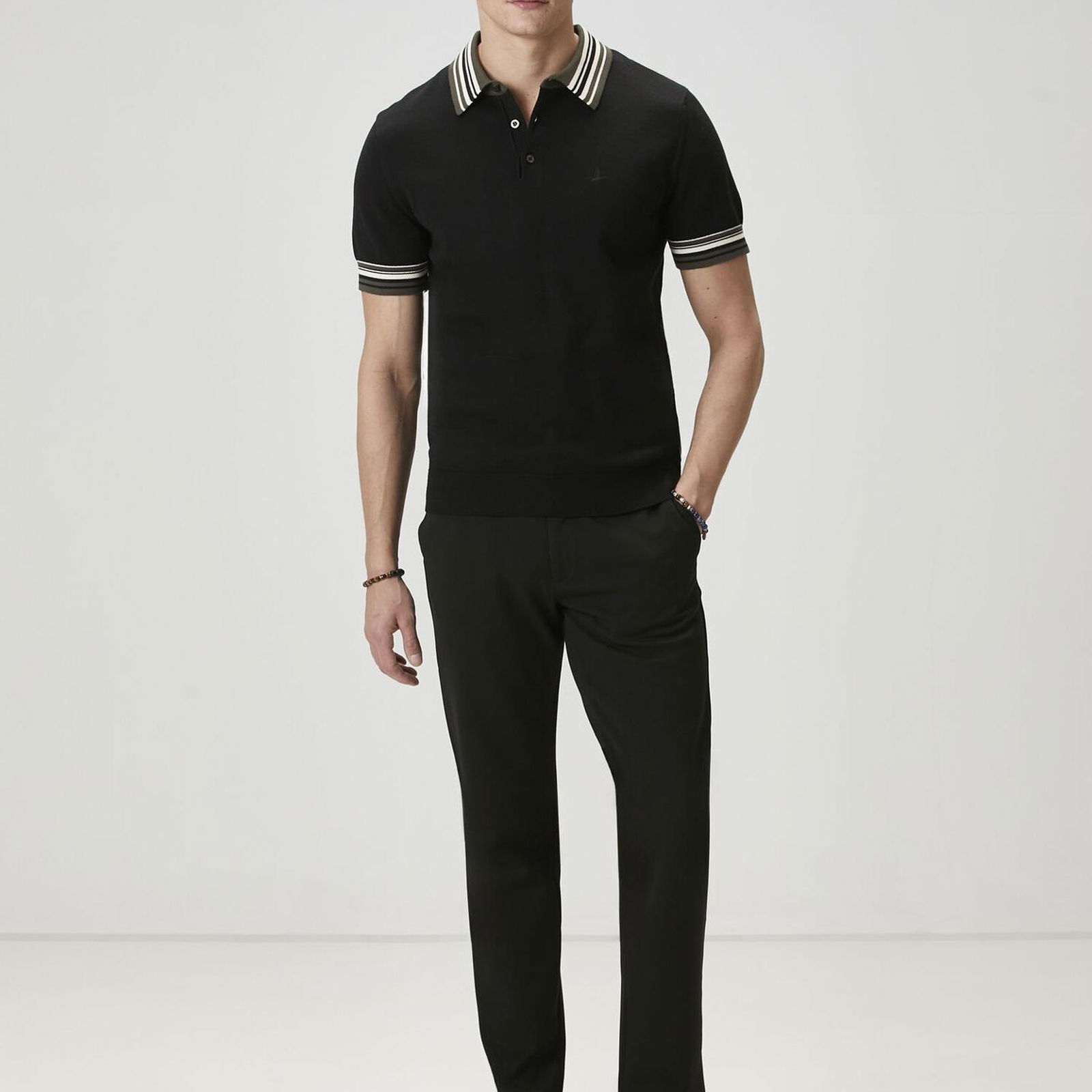 Beymen Club Erkek Siyah Polo Triko