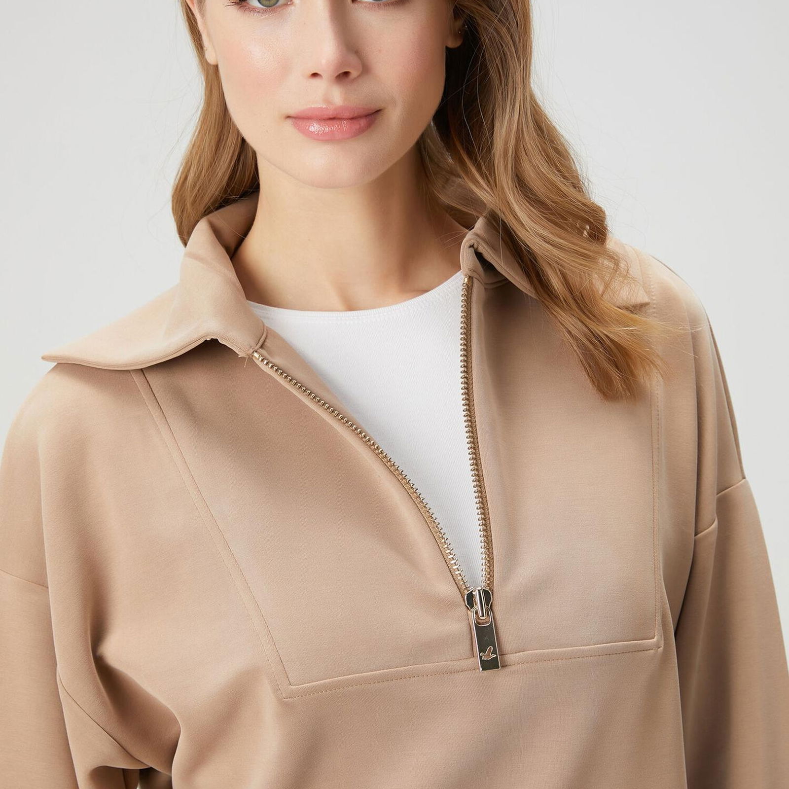 Beymen Club Kadin Bej Sweatshirt