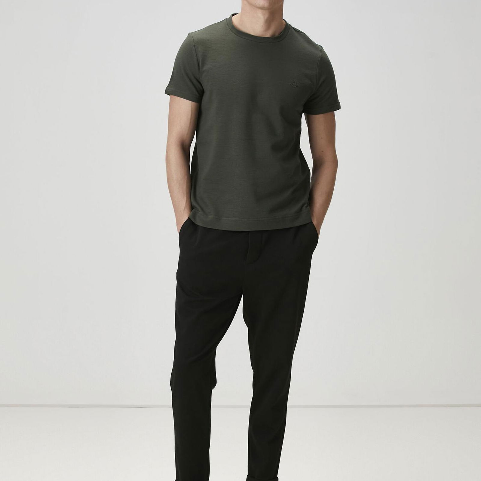 Beymen Club Erkek Relaxed Fit Haki T-shirt