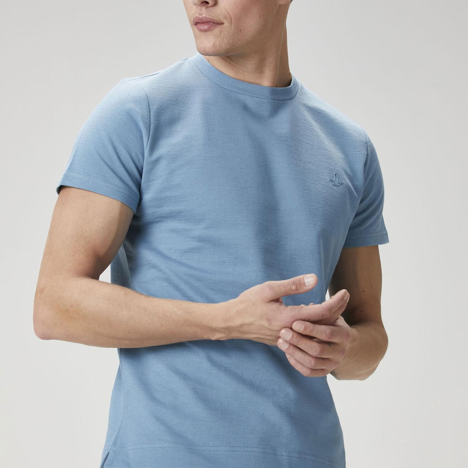 Beymen Club Erkek Relax Fit Mavi T-shirt