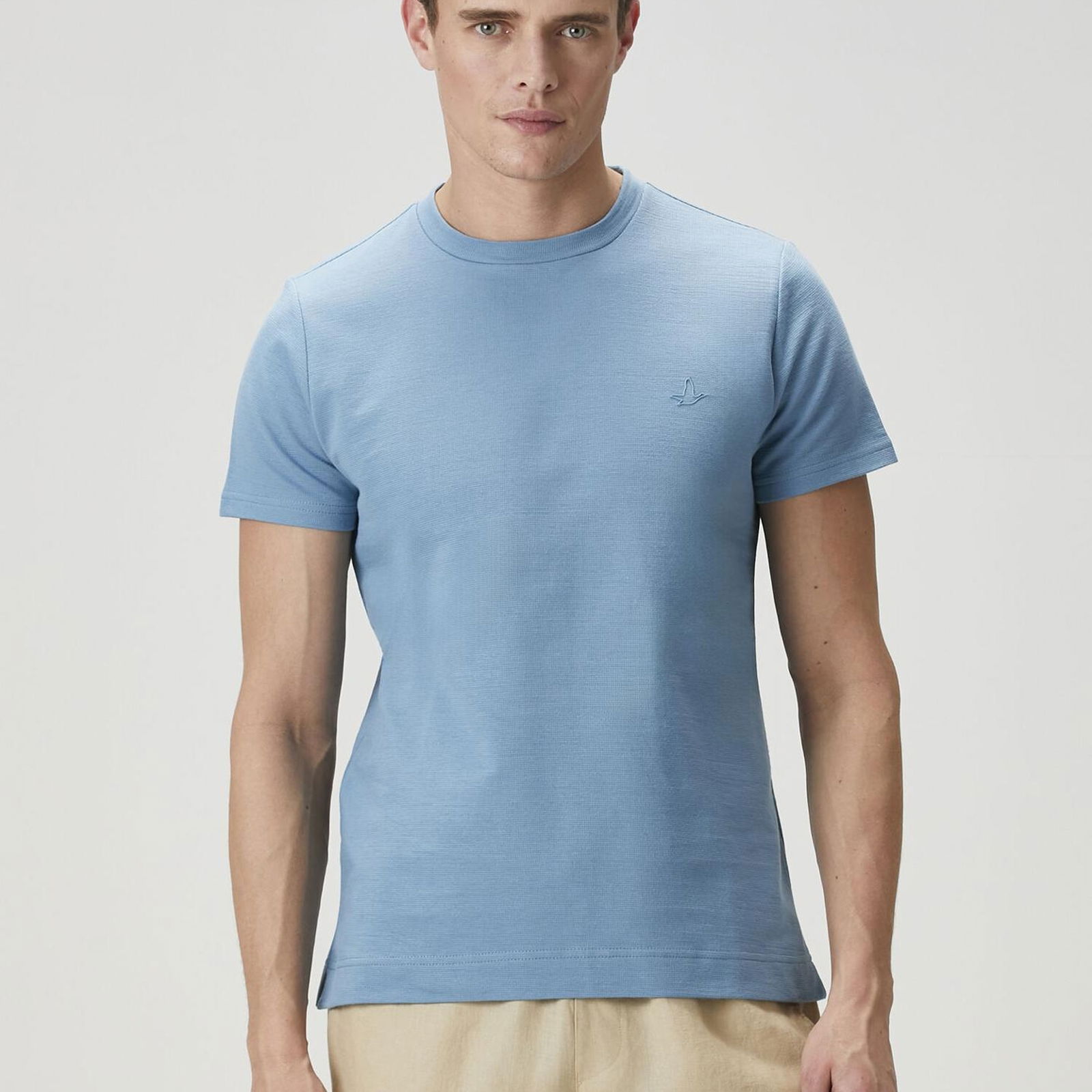 Beymen Club Erkek Relax Fit Mavi T-shirt