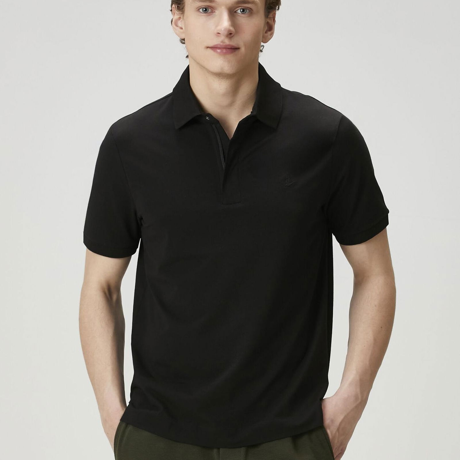 Beymen Club Erkek Siyah Polo T-shirt
