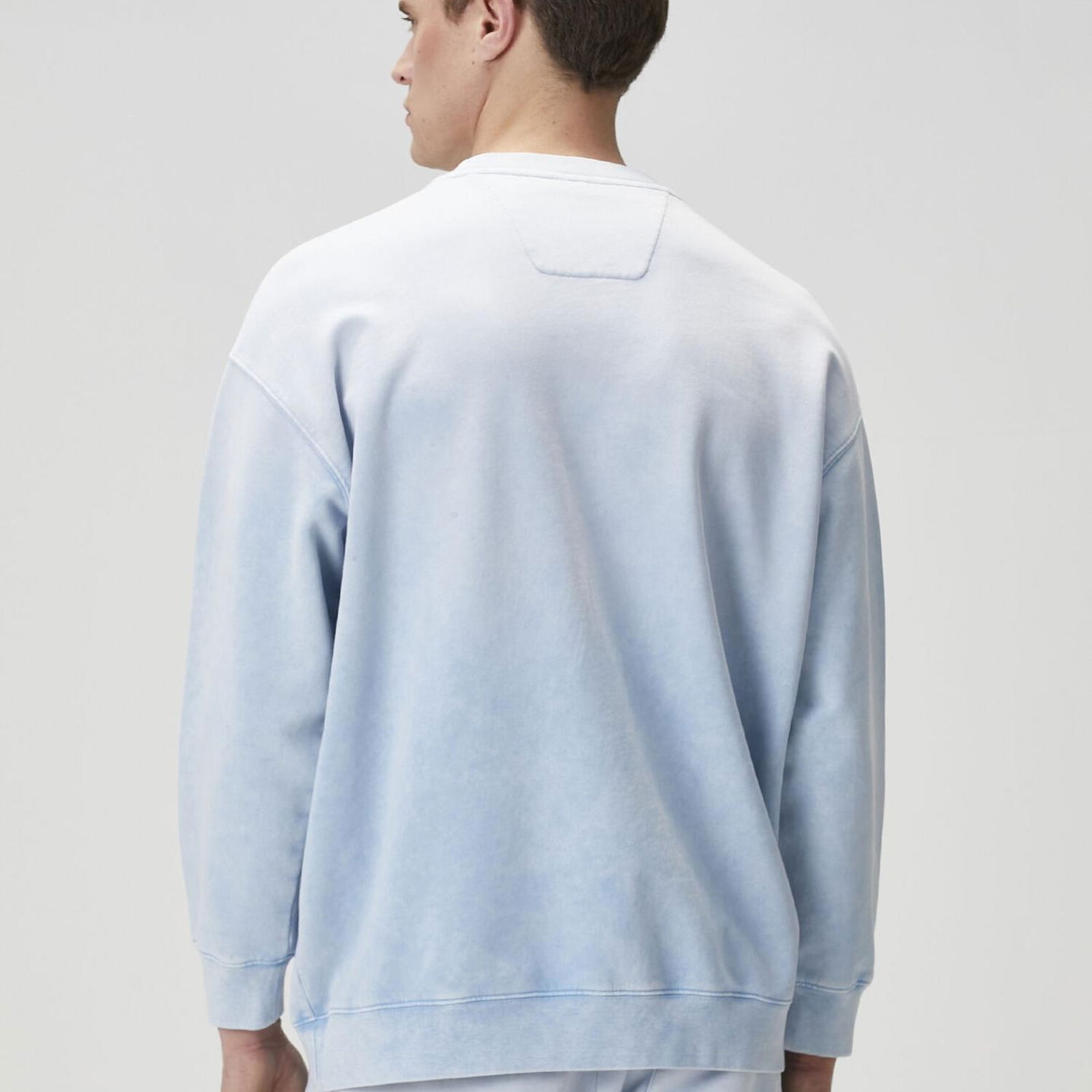 Beymen Club Erkek Açık Mavi Logo Baskılı Sweatshirt
