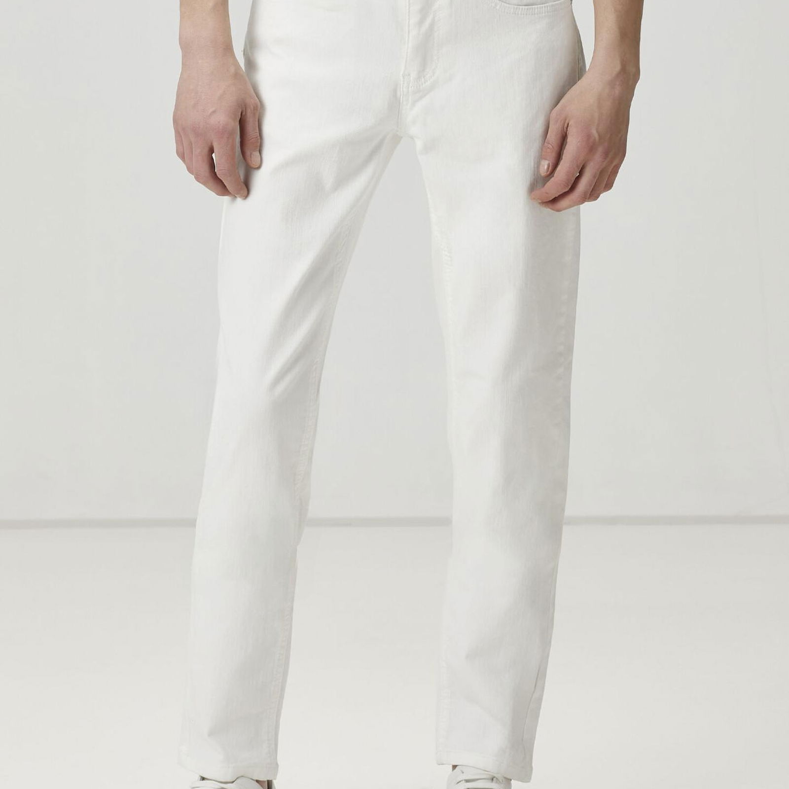 Beymen Club Erkek Slim Fit Kırık Beyaz Jean Pantolon
