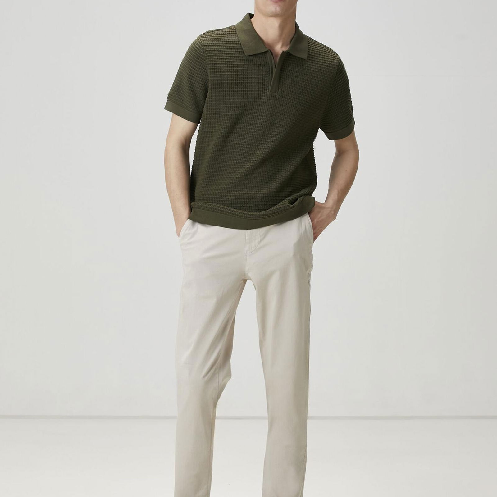 Beymen Club Erkek Slim Fit Taş Chino Pantolon