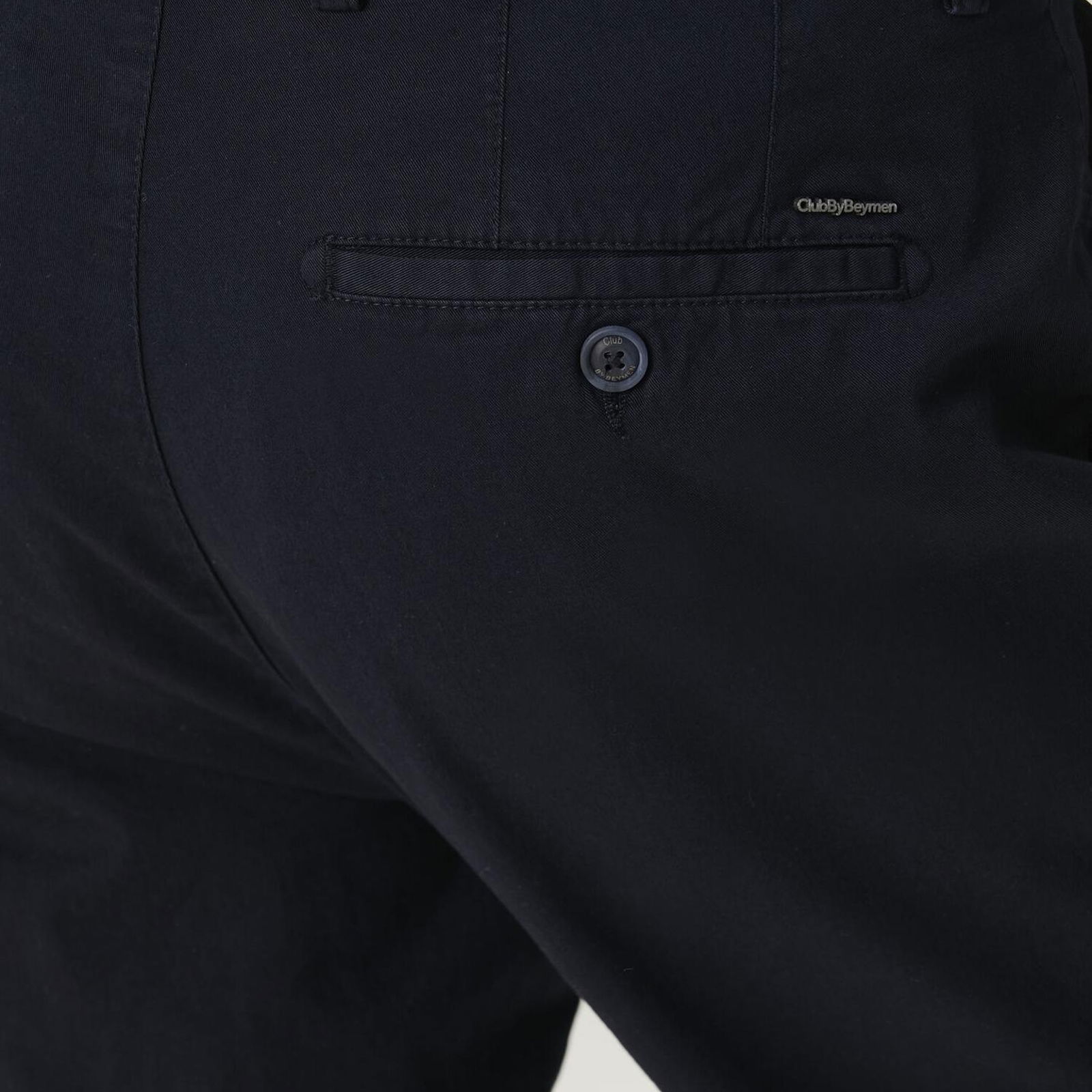 Beymen Club Erkek Regular Fit Lacivert Twill Dokulu Chino Pantolon