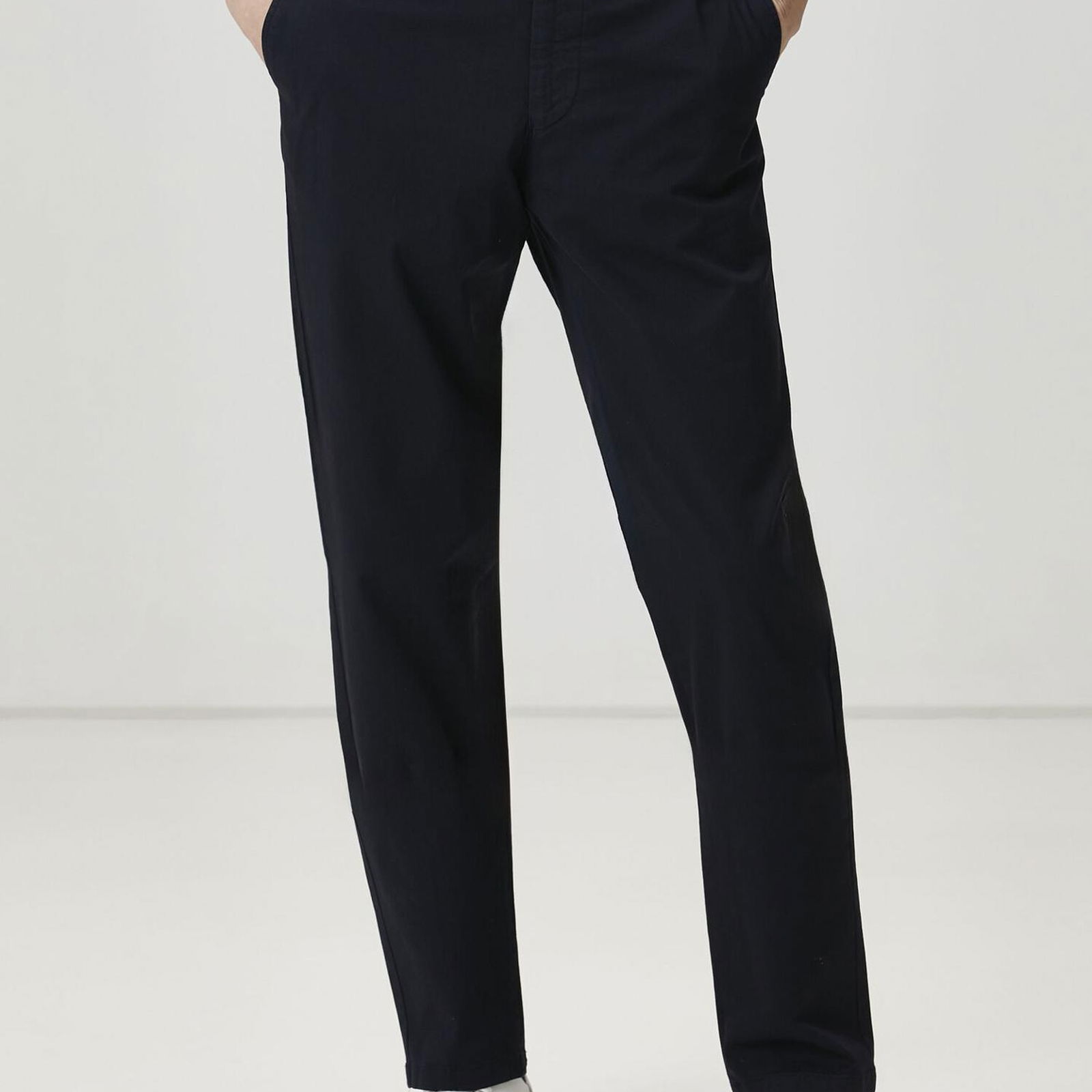 Beymen Club Erkek Regular Fit Lacivert Twill Dokulu Chino Pantolon