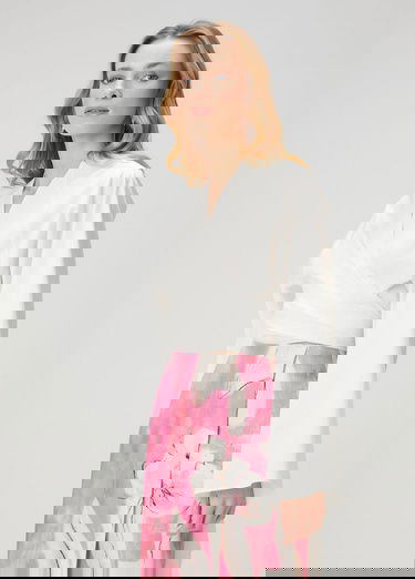  Beymen Club Kadin Kırık Beyaz Crop Gömlek