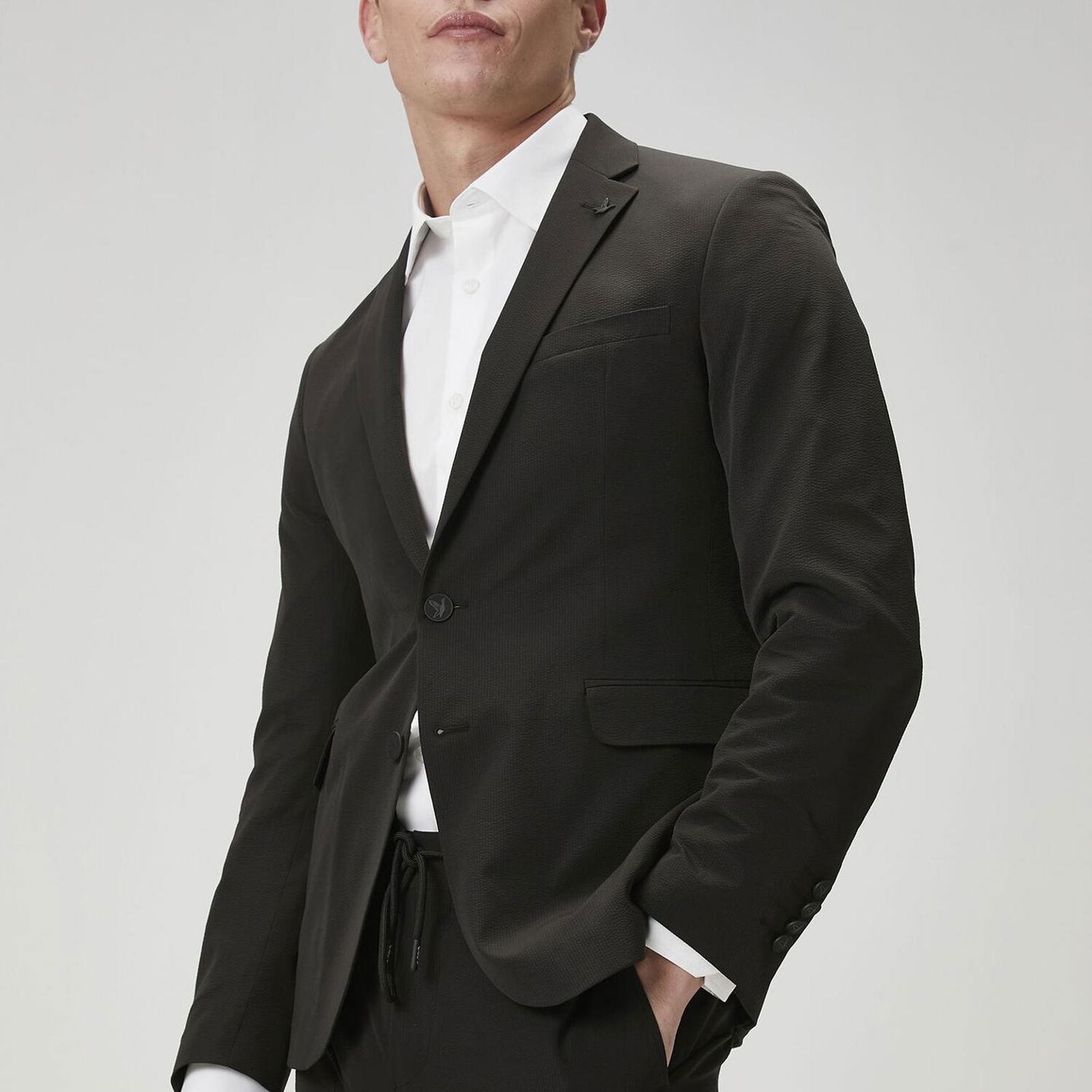 Beymen Club Erkek Drop 6 Slim Fit Siyah Takım Elbise
