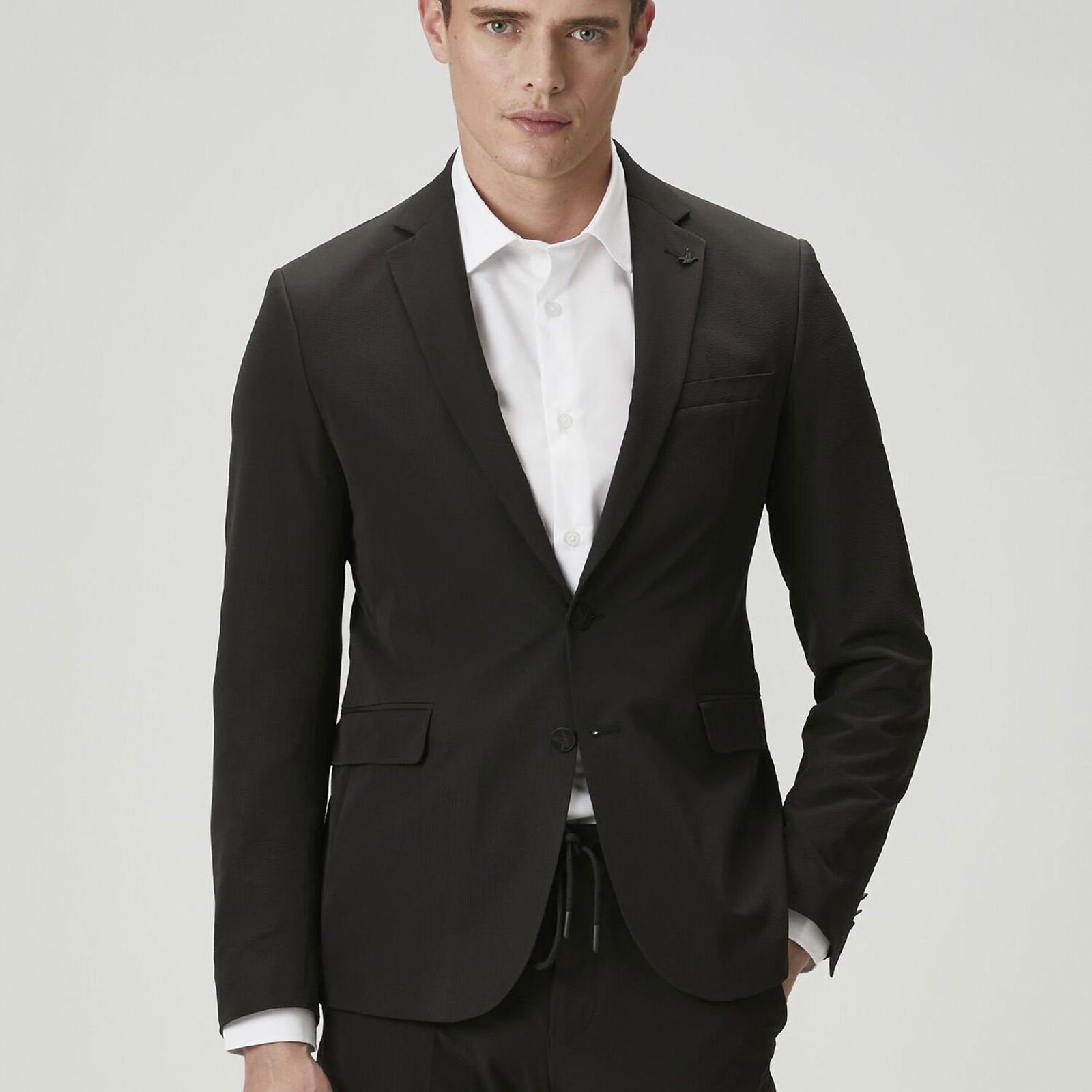 Beymen Club Erkek Drop 6 Slim Fit Siyah Takım Elbise