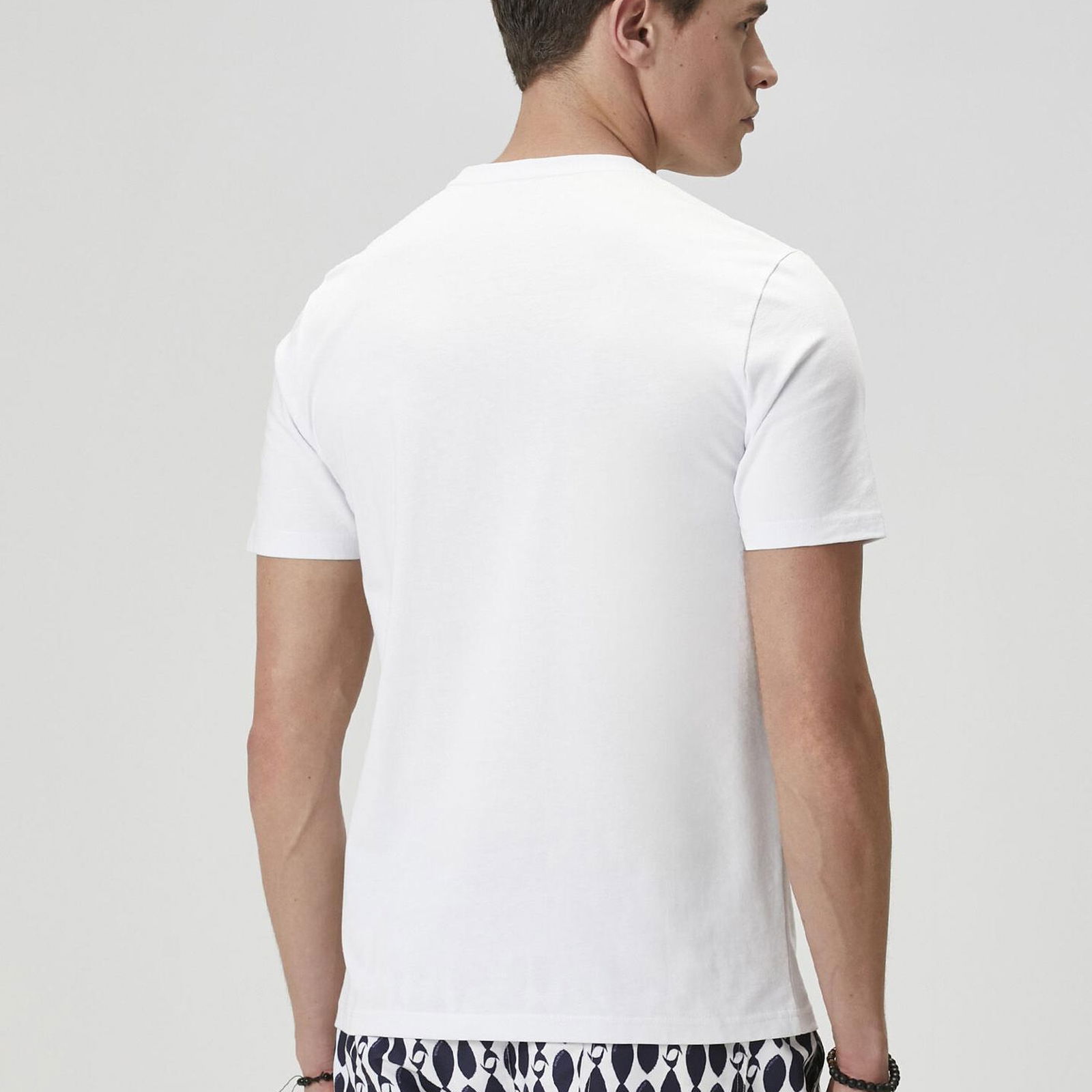 Beymen Club Erkek Beyaz Baskılı T-shirt