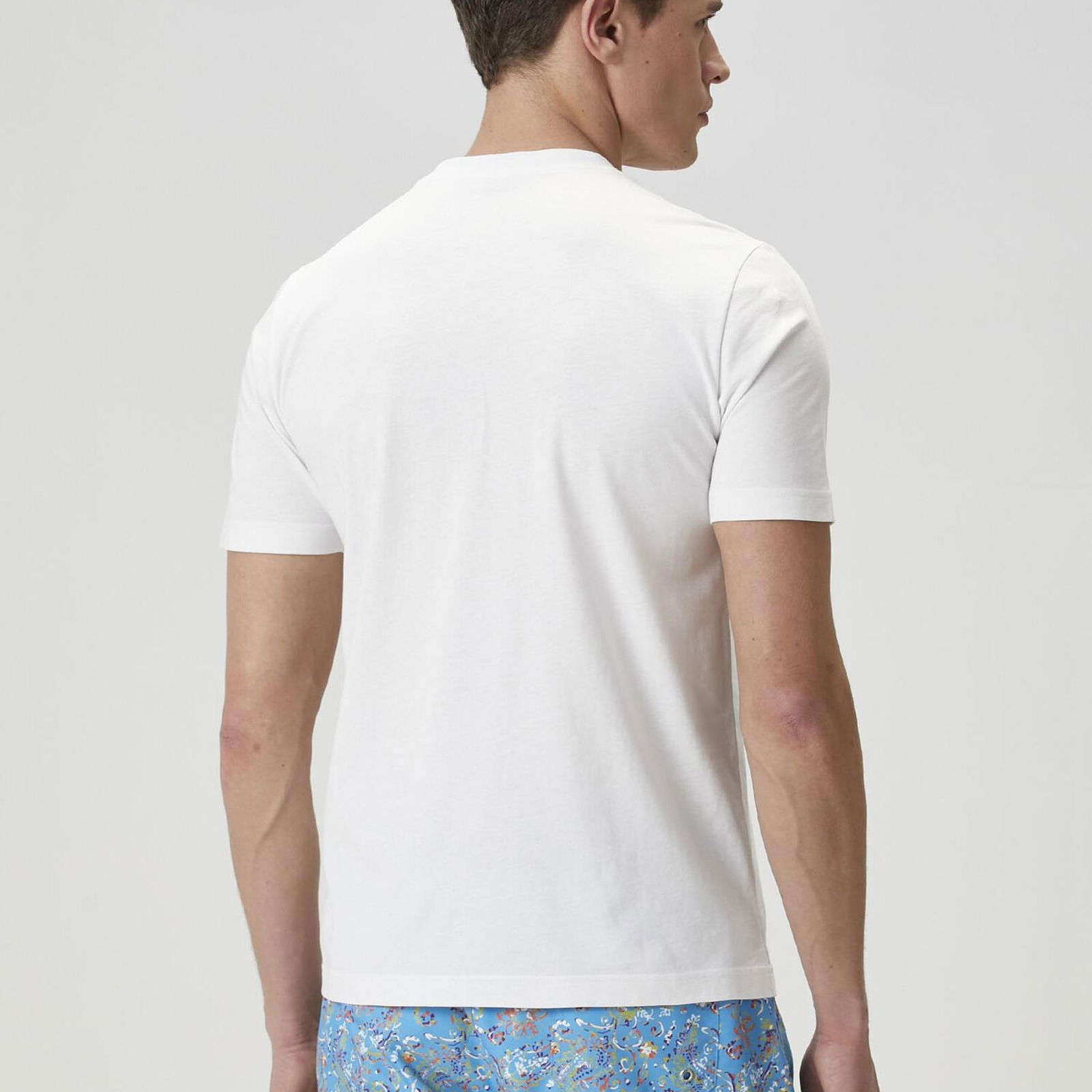 Beymen Club Erkek Beyaz Baskı Detaylı T-shirt