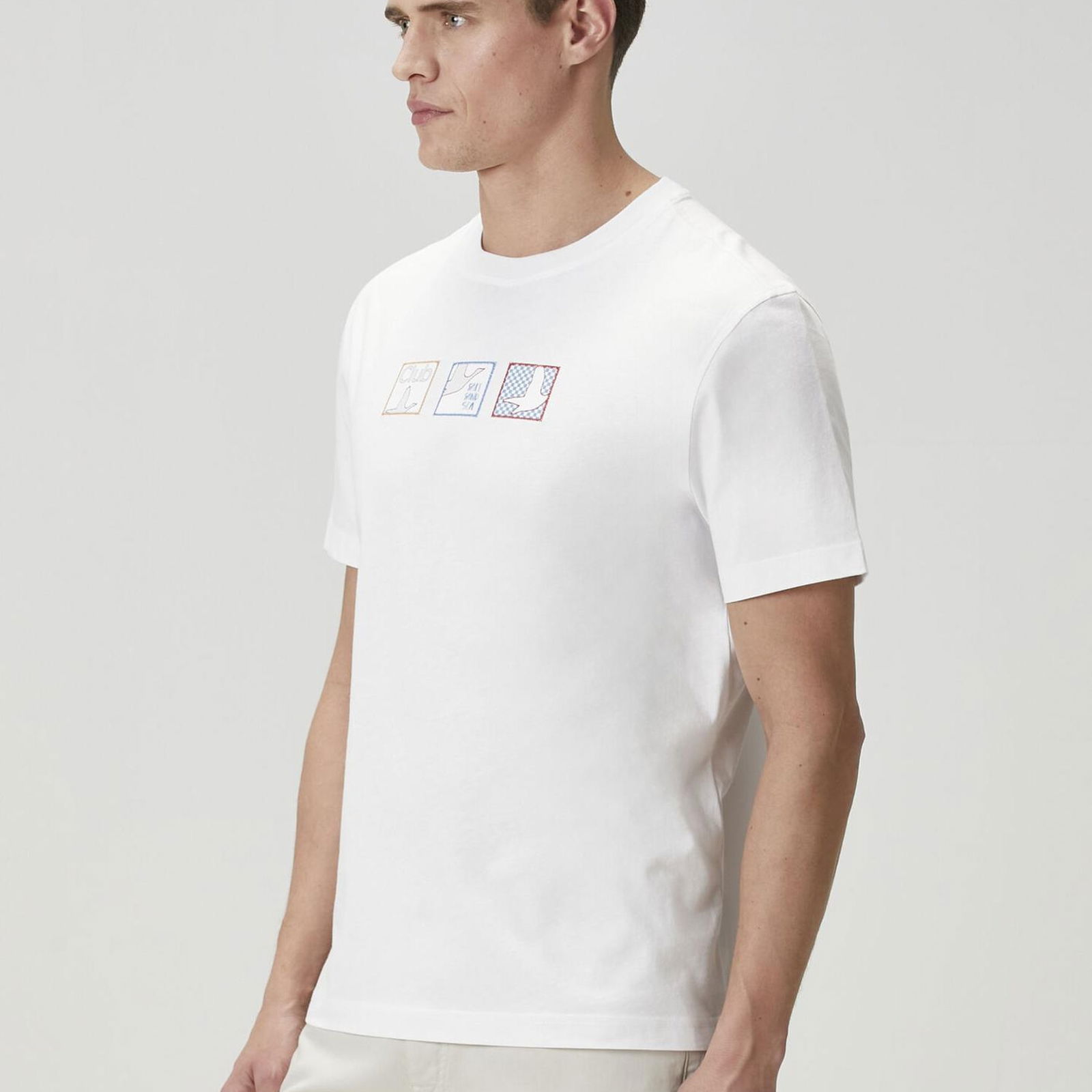 Beymen Club Erkek Beyaz Baskılı T-shirt