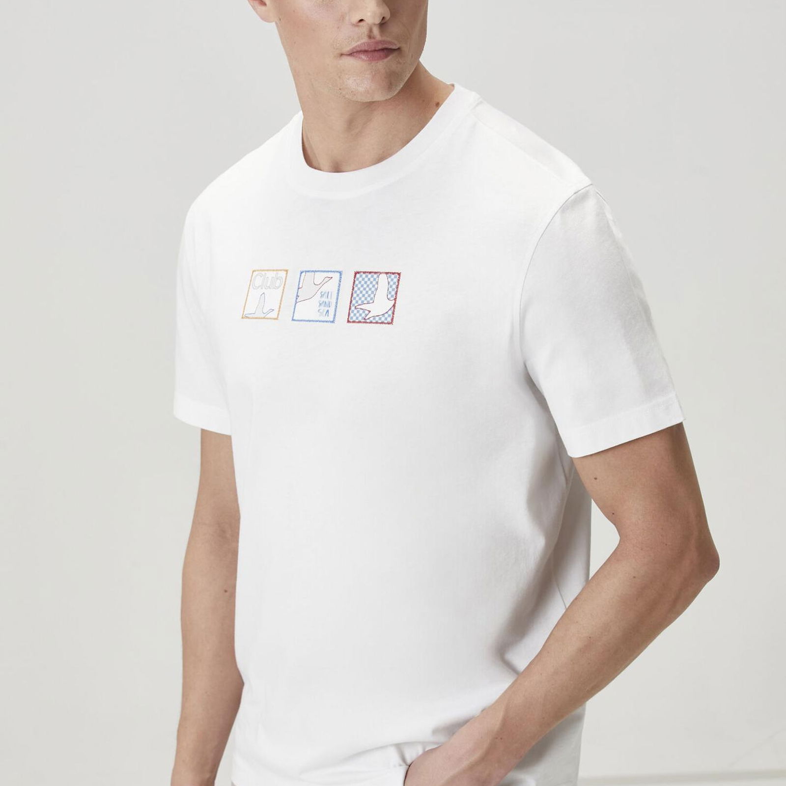Beymen Club Erkek Beyaz Baskılı T-shirt