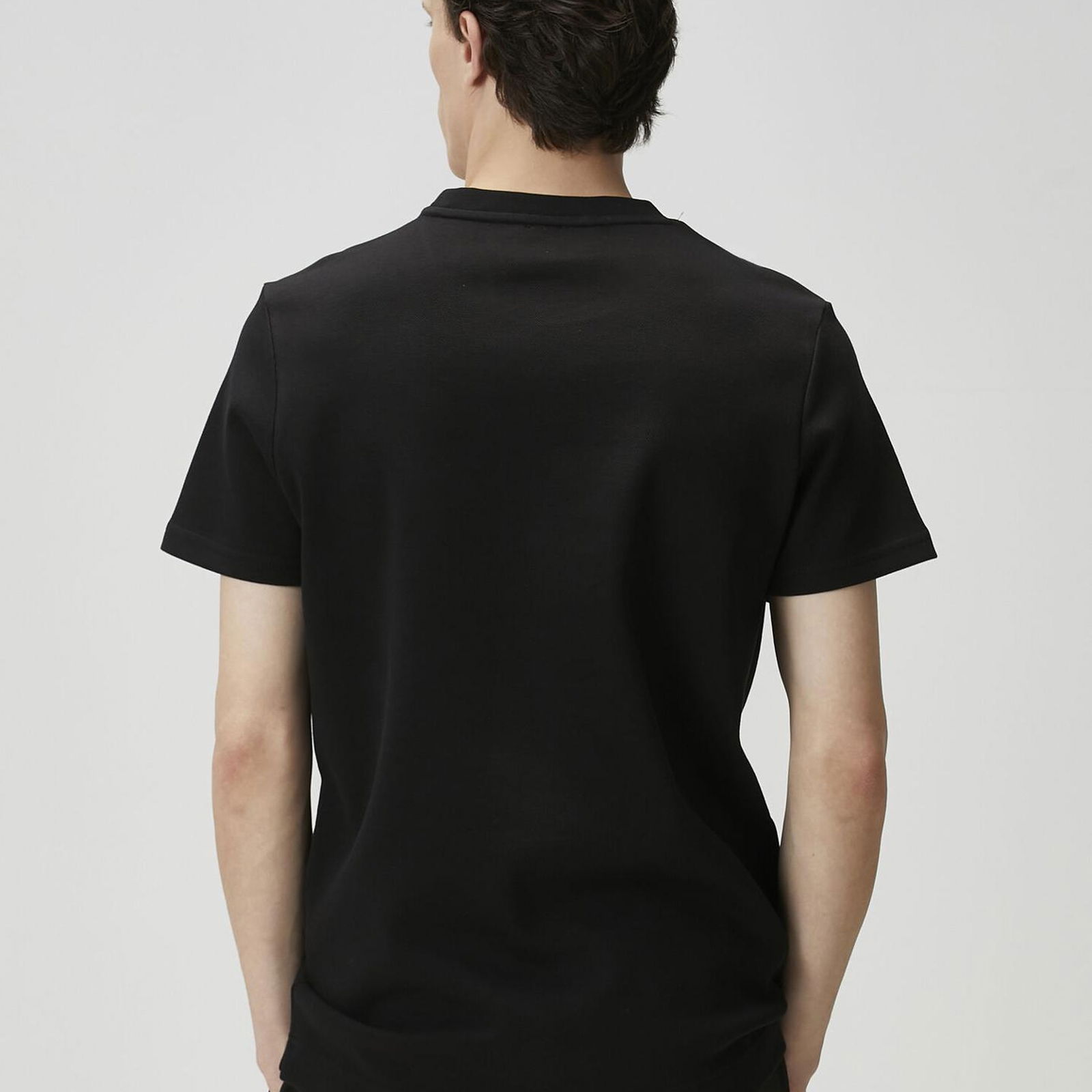 Beymen Club Erkek Siyah Şerit Kaz Baskılı T-shirt