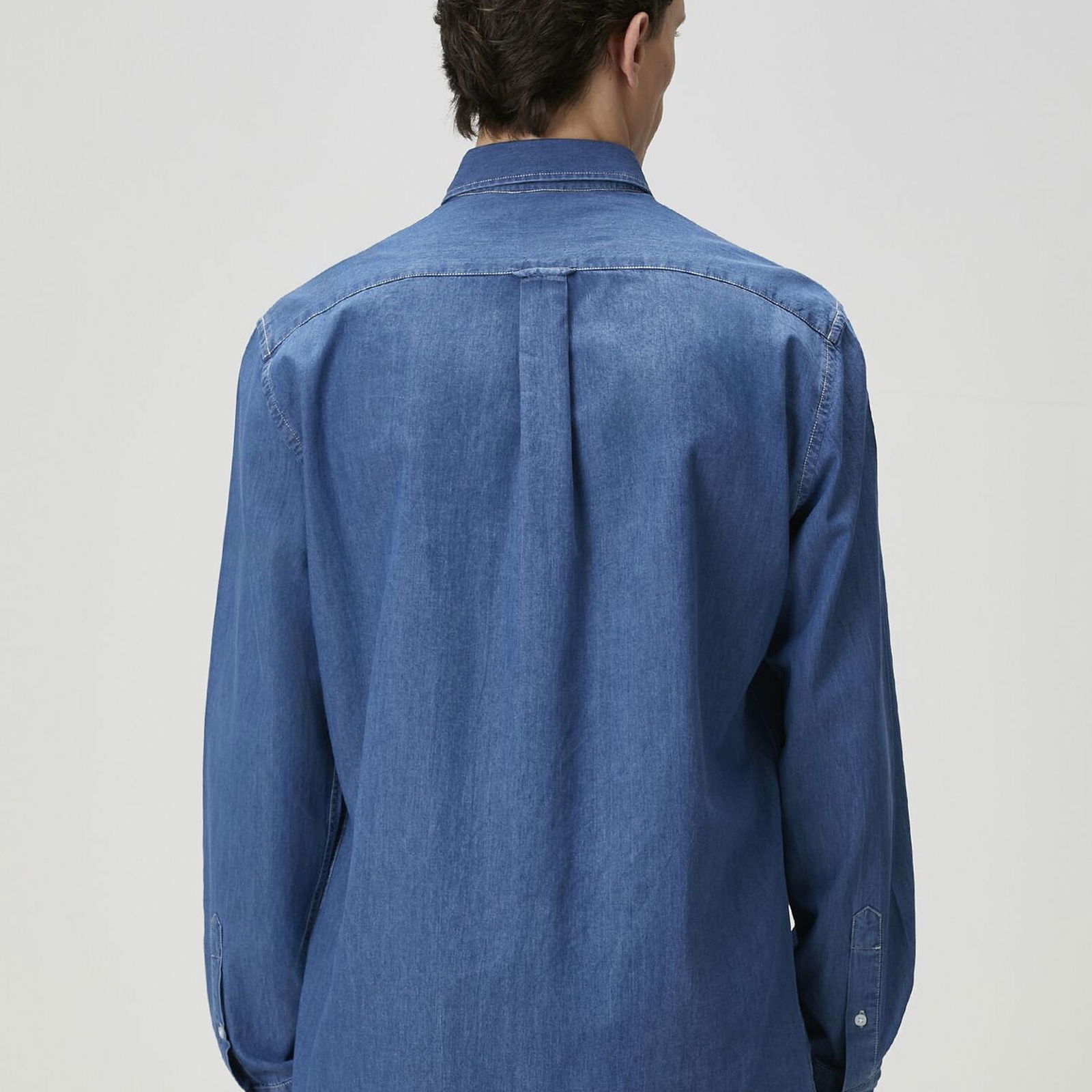 Beymen Club Erkek Comfort Fit Koyu Mavi Denim Gömlek