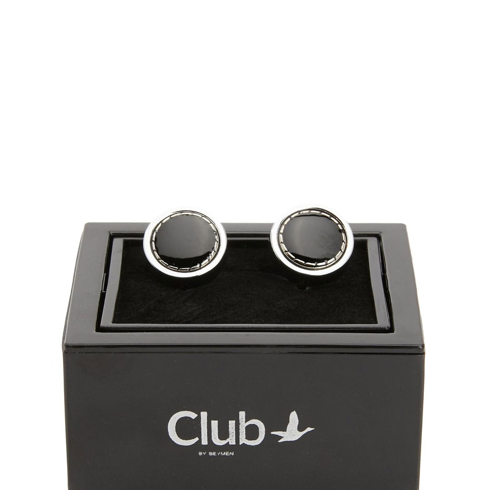 Beymen Club Erkek Siyah Yuvarlak Formlu Kol Düğmesi
