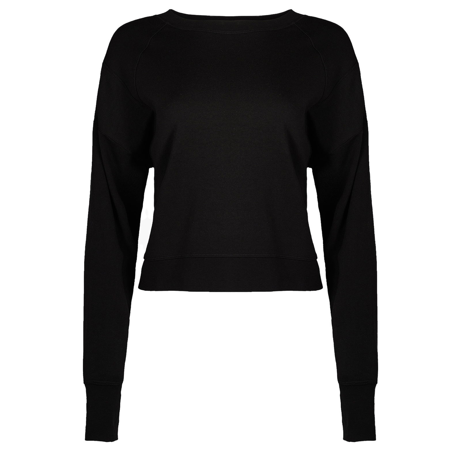 Sweaty Betty After Class Crop Sweatshirt Kadın Siyah Sweatshirt