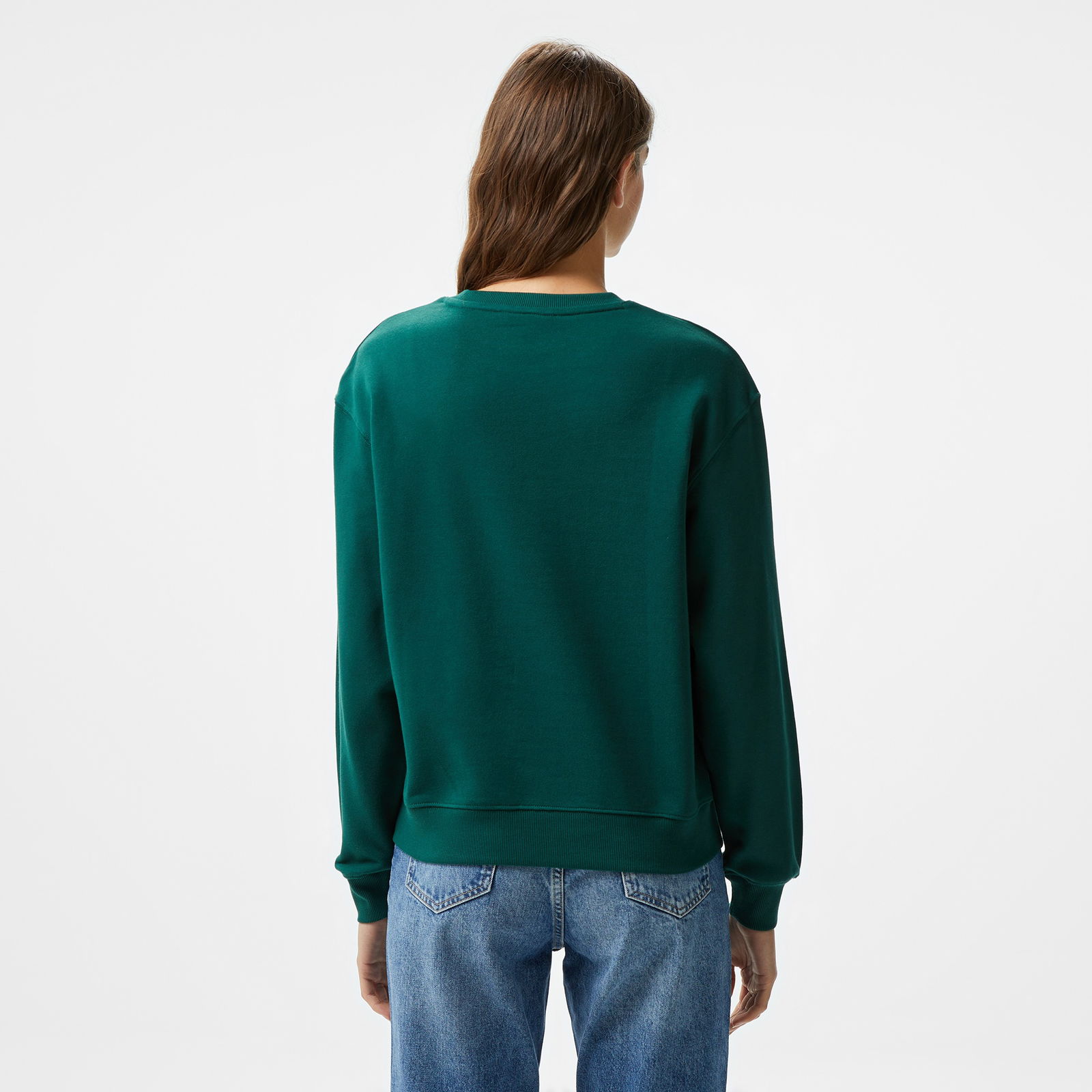 Tommy Hilfiger Nautical Emb Kadın Yeşil Sweatshirt