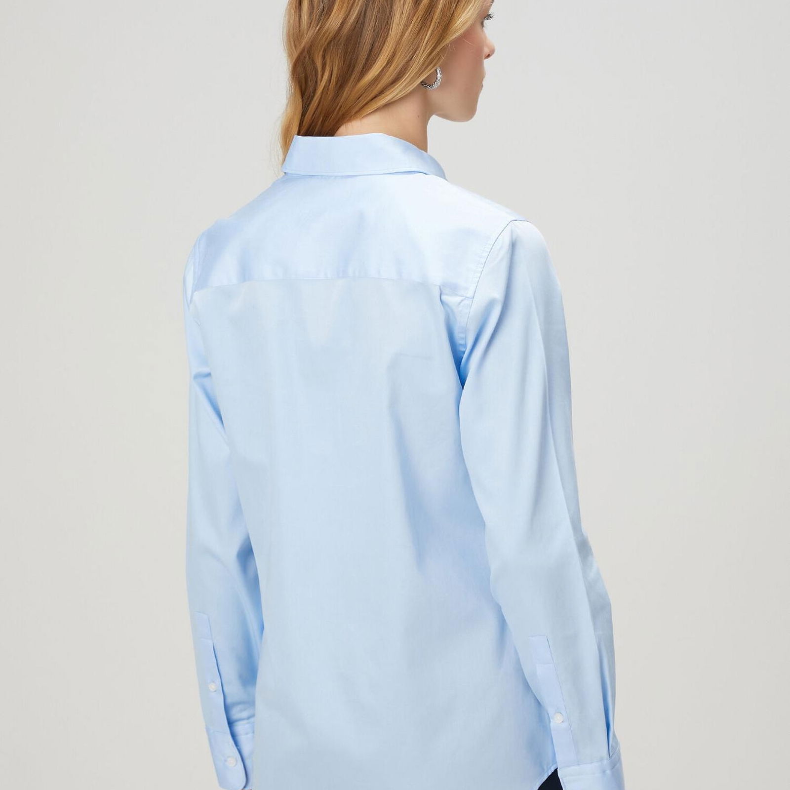 Beymen Club Kadin Mavi Basic Poplin Gömlek