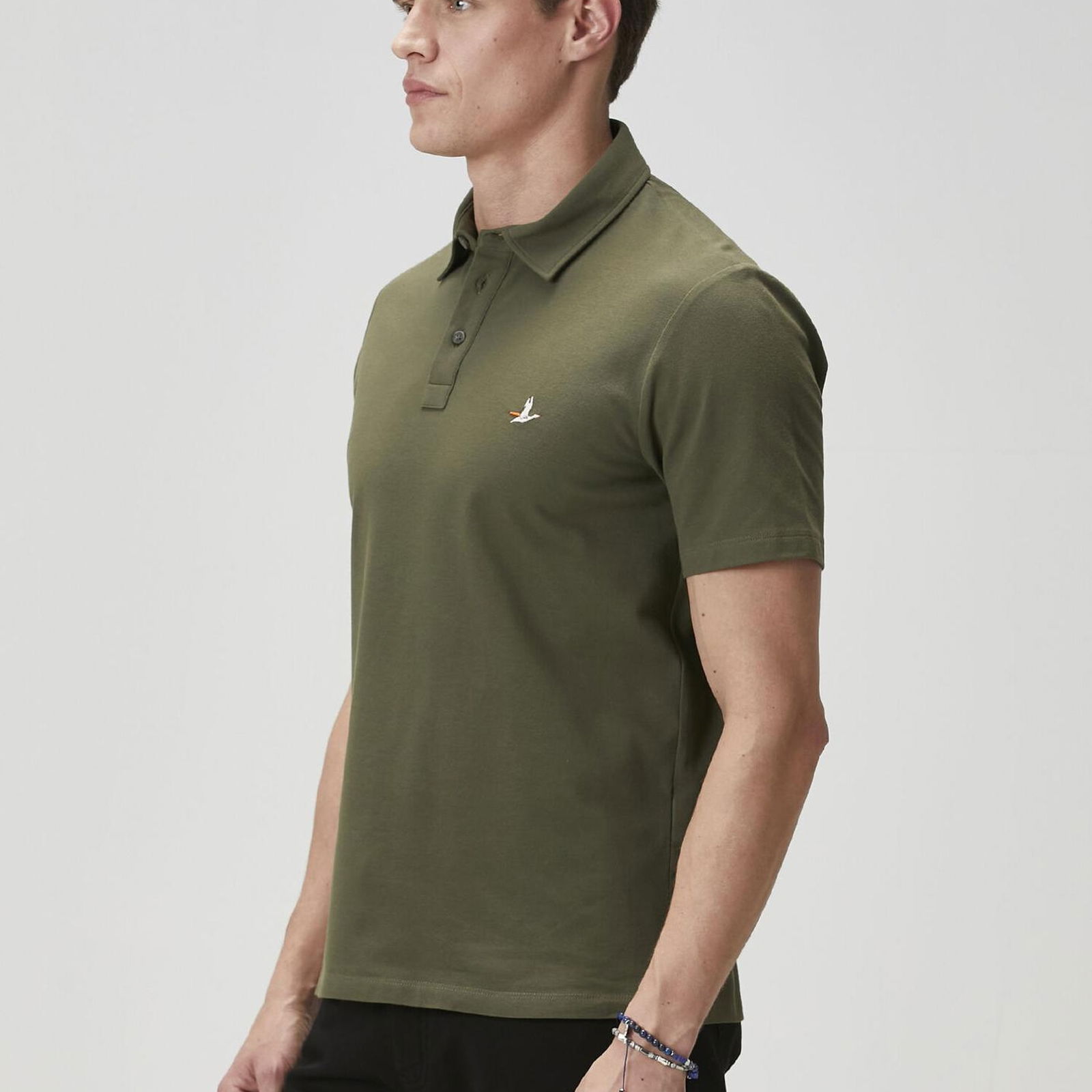 Beymen Club Erkek Comfort Fit Haki Polo Yaka T-shirt