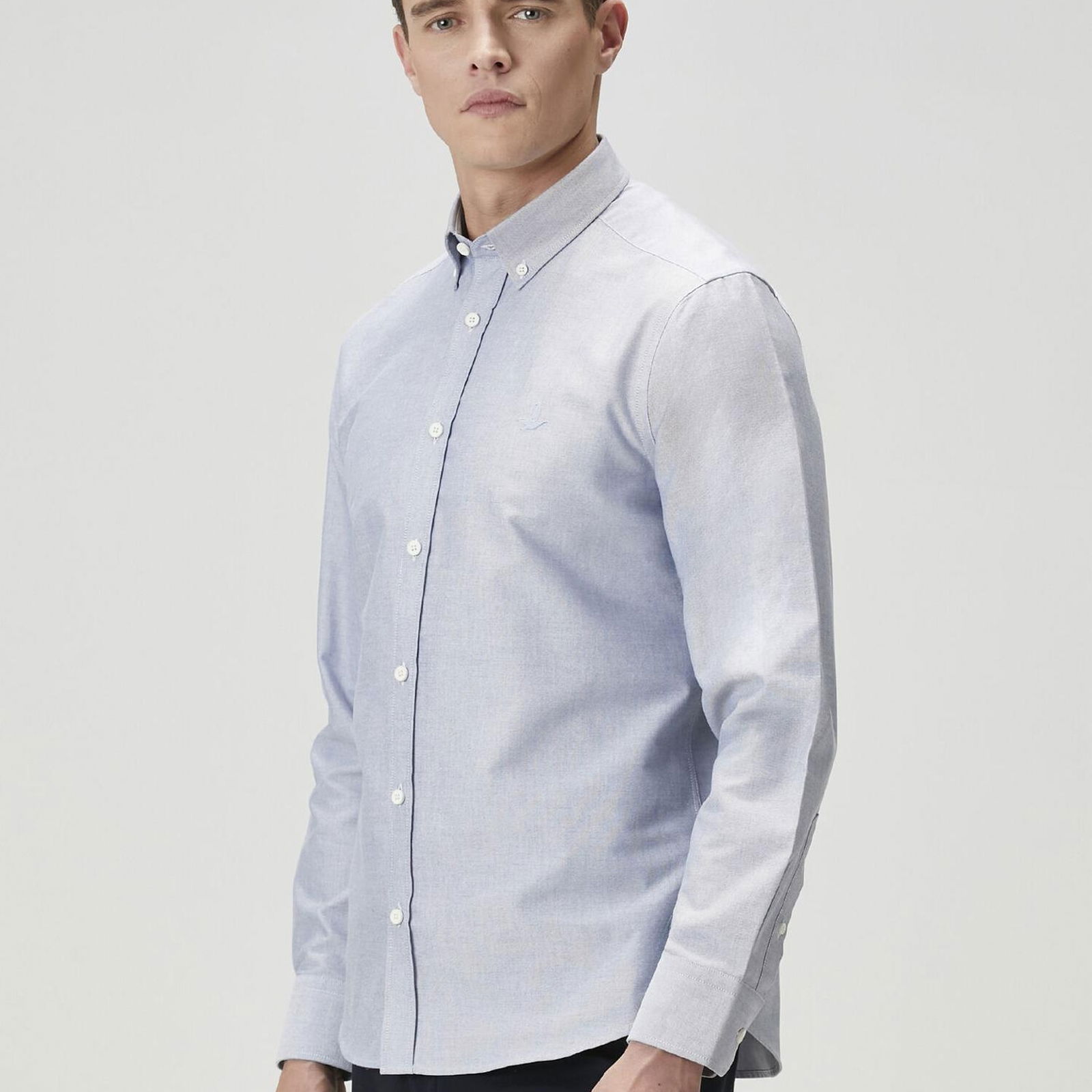 Beymen Club Erkek Comfort Fit Indigo Oxford Gömlek