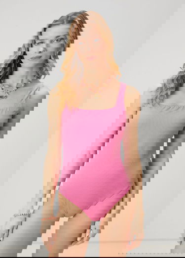  Beymen Club Kadin Pembe Ribli Mayo