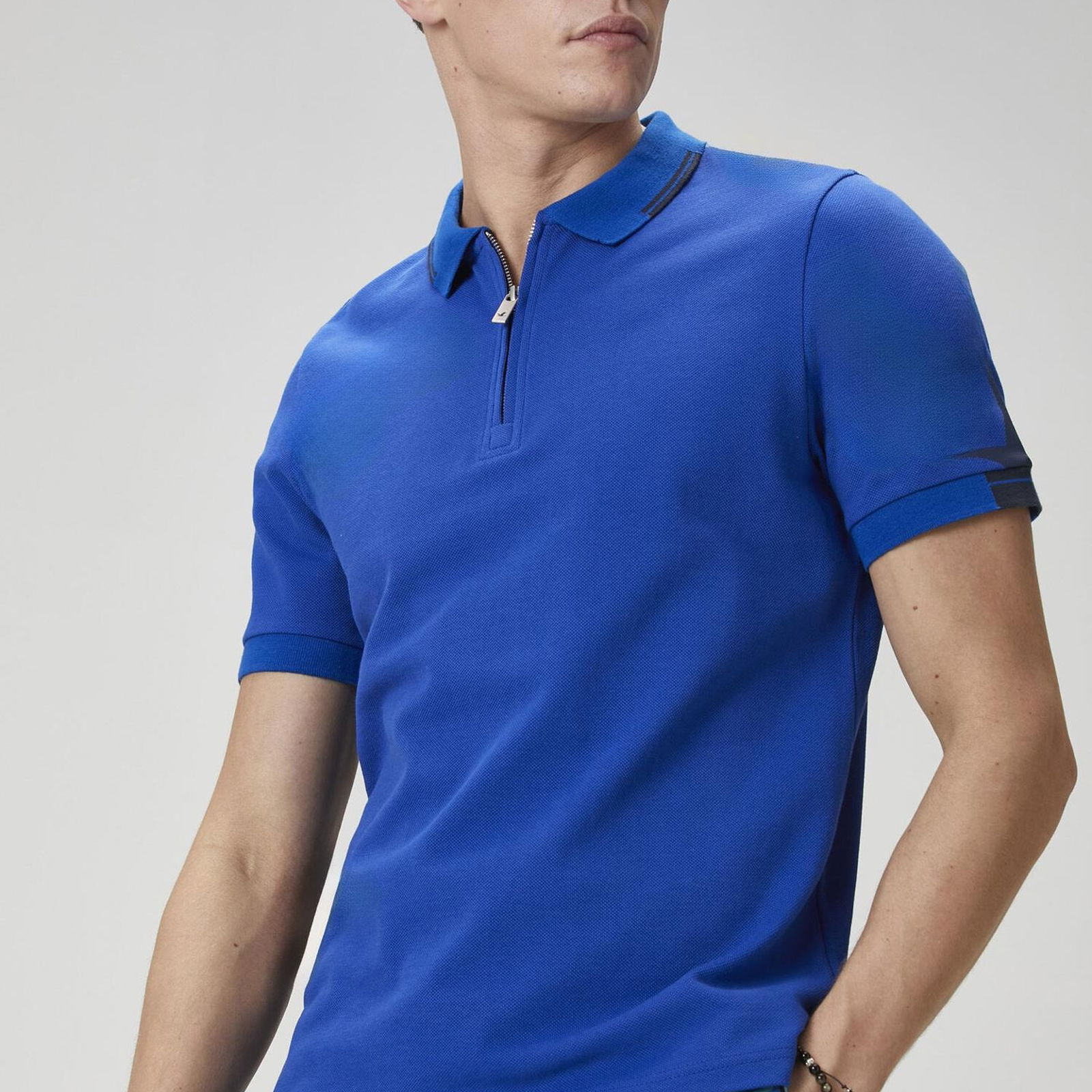Beymen Club Erkek Comfort Fit Saks Polo Yaka T-shirt