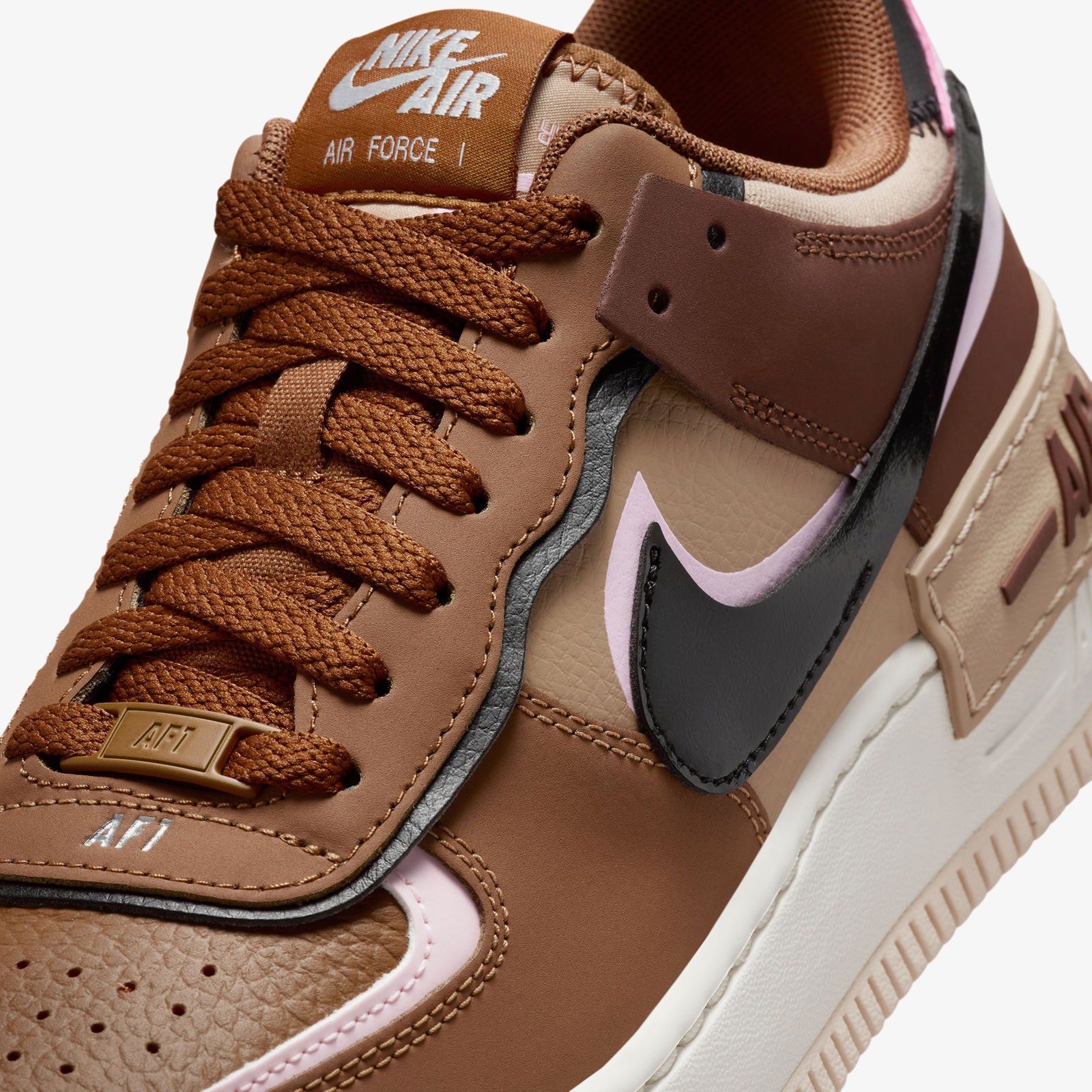 Nike Air Force 1 Shadow Kadın Kahverengi Spor Ayakkabı