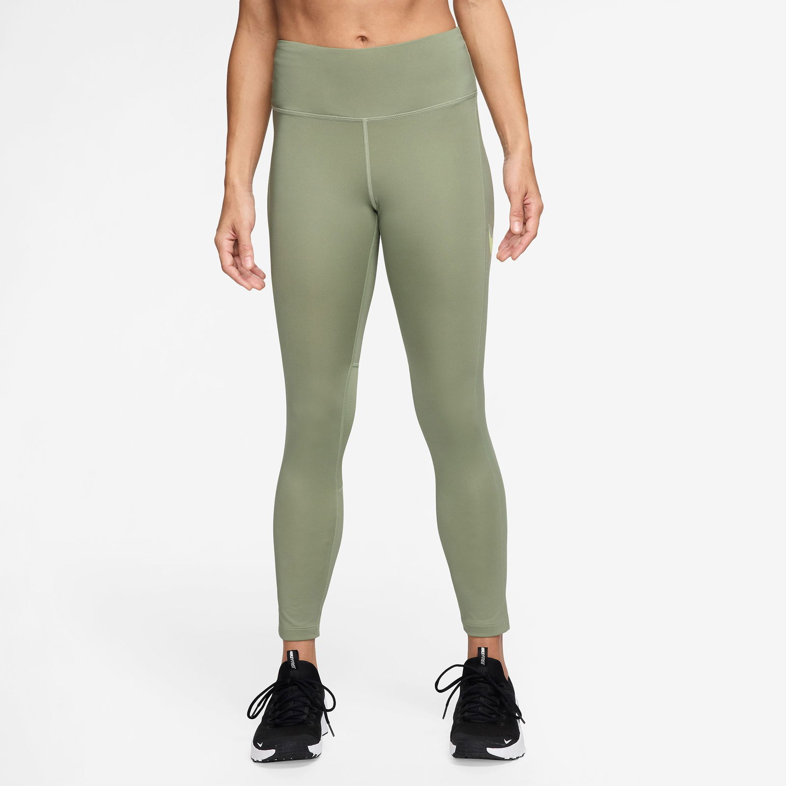 Nike Dri-Fit Fast Kadın Haki  Tayt