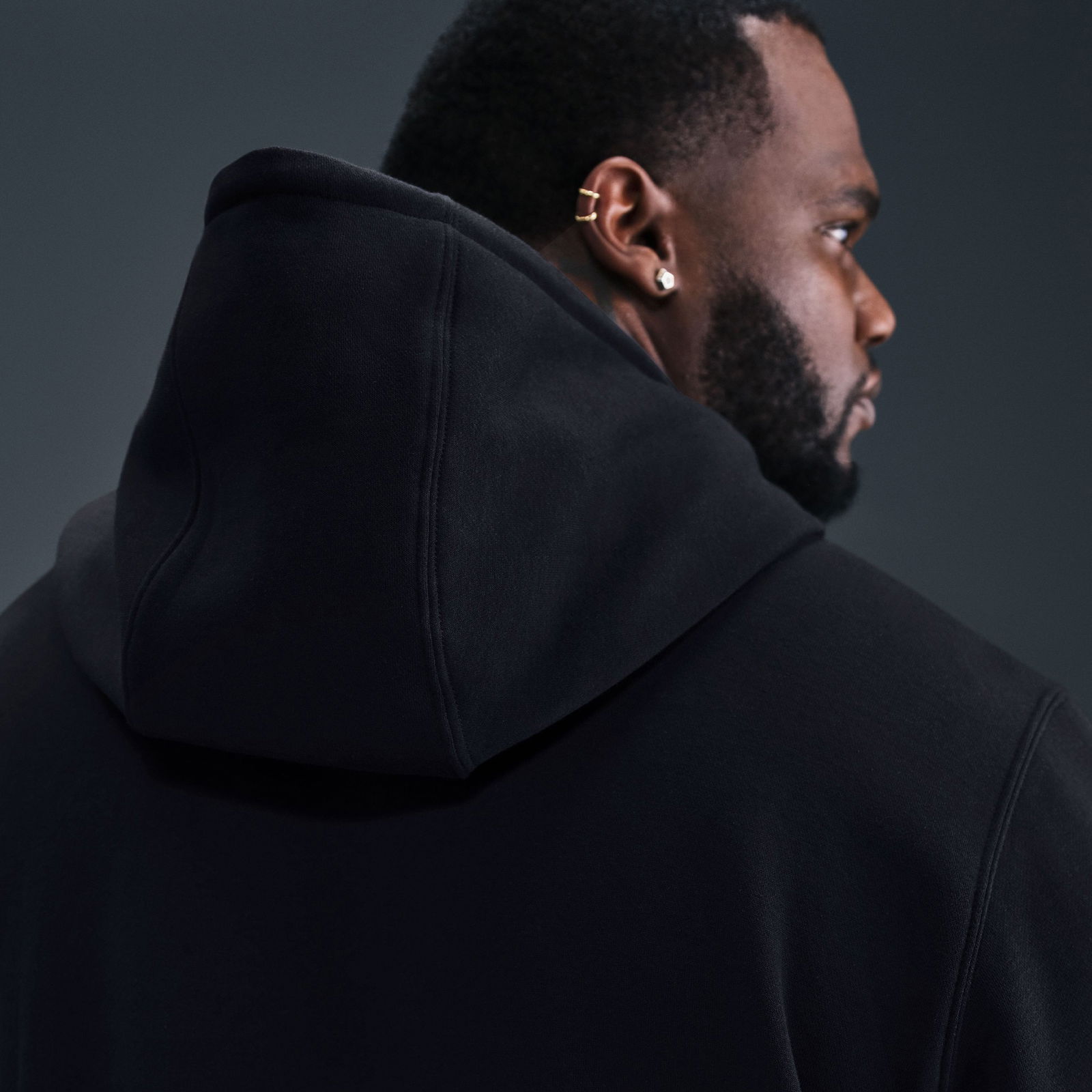 Nike Club Pullover Fleece Erkek Siyah Sweatshirt