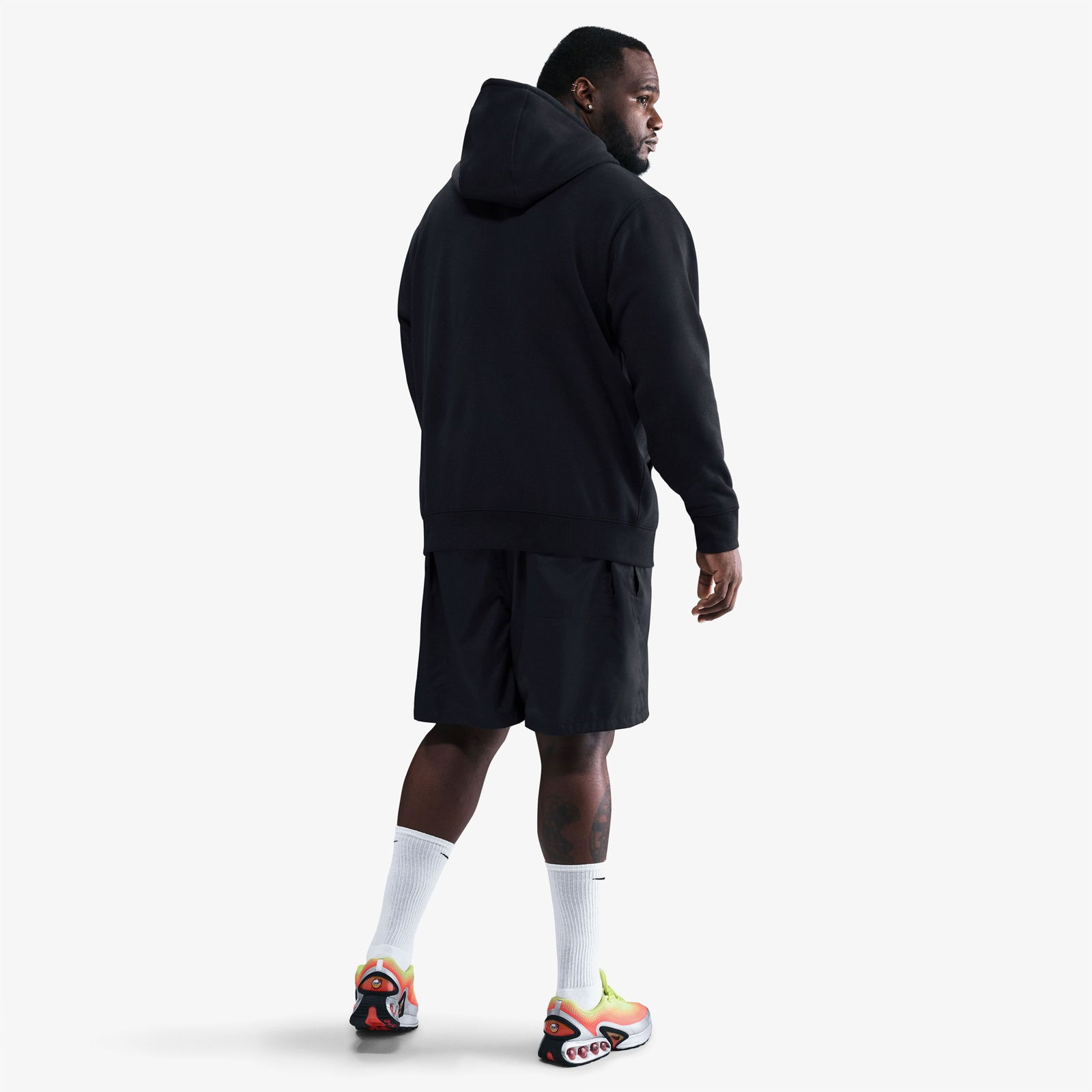 Nike Club Pullover Fleece Erkek Siyah Sweatshirt