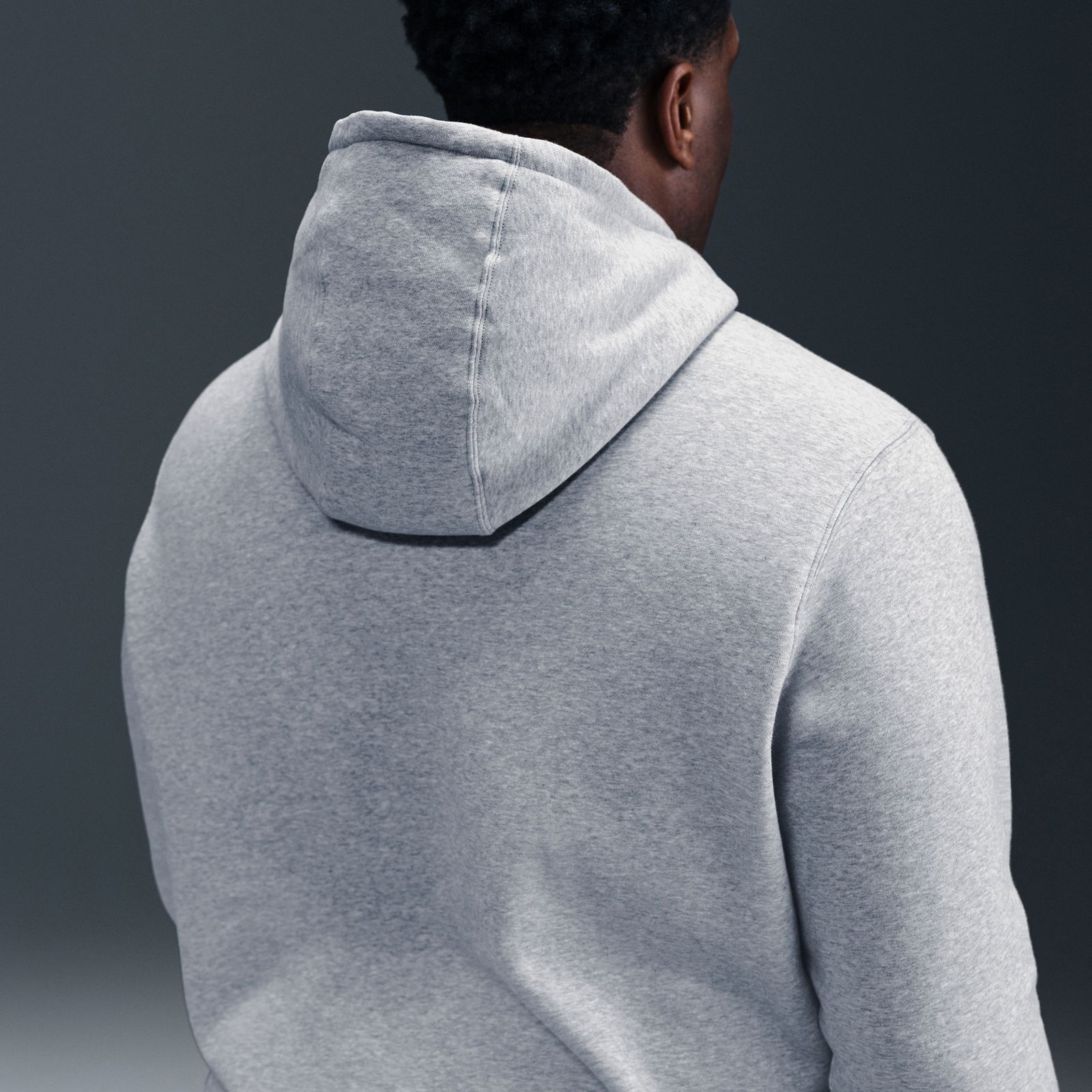 Nike Club Pullover Fleece Erkek Gri Sweatshirt