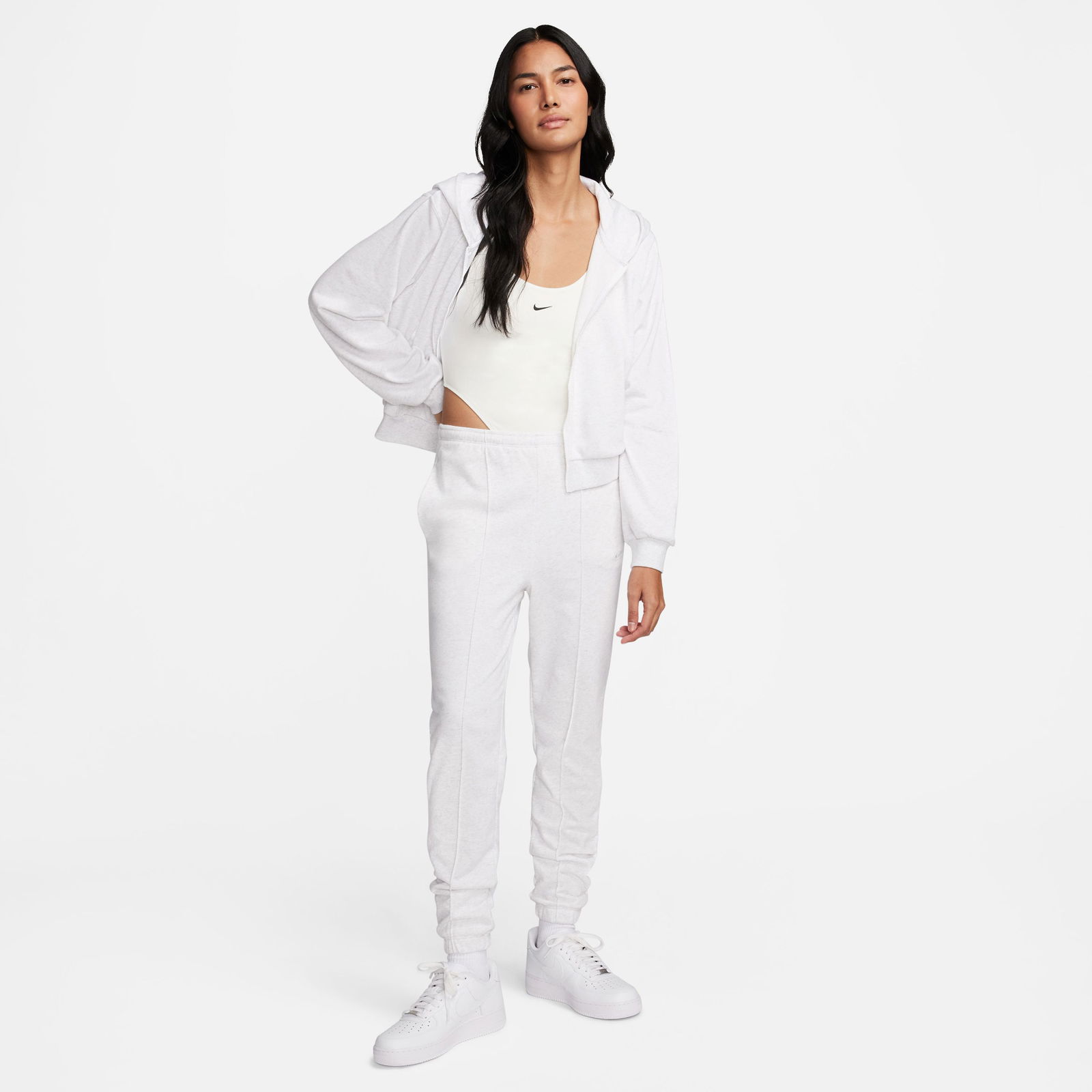 Nike Sportswear Chill Terry Kadın Gri Eşofman Üstü